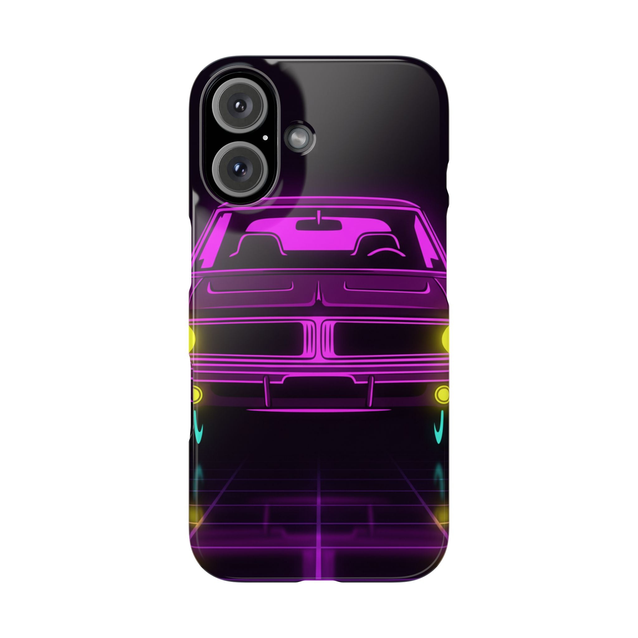 Dodge Charger R/T (1968-70) Resto-Mod Neon Synthwave Phone Case