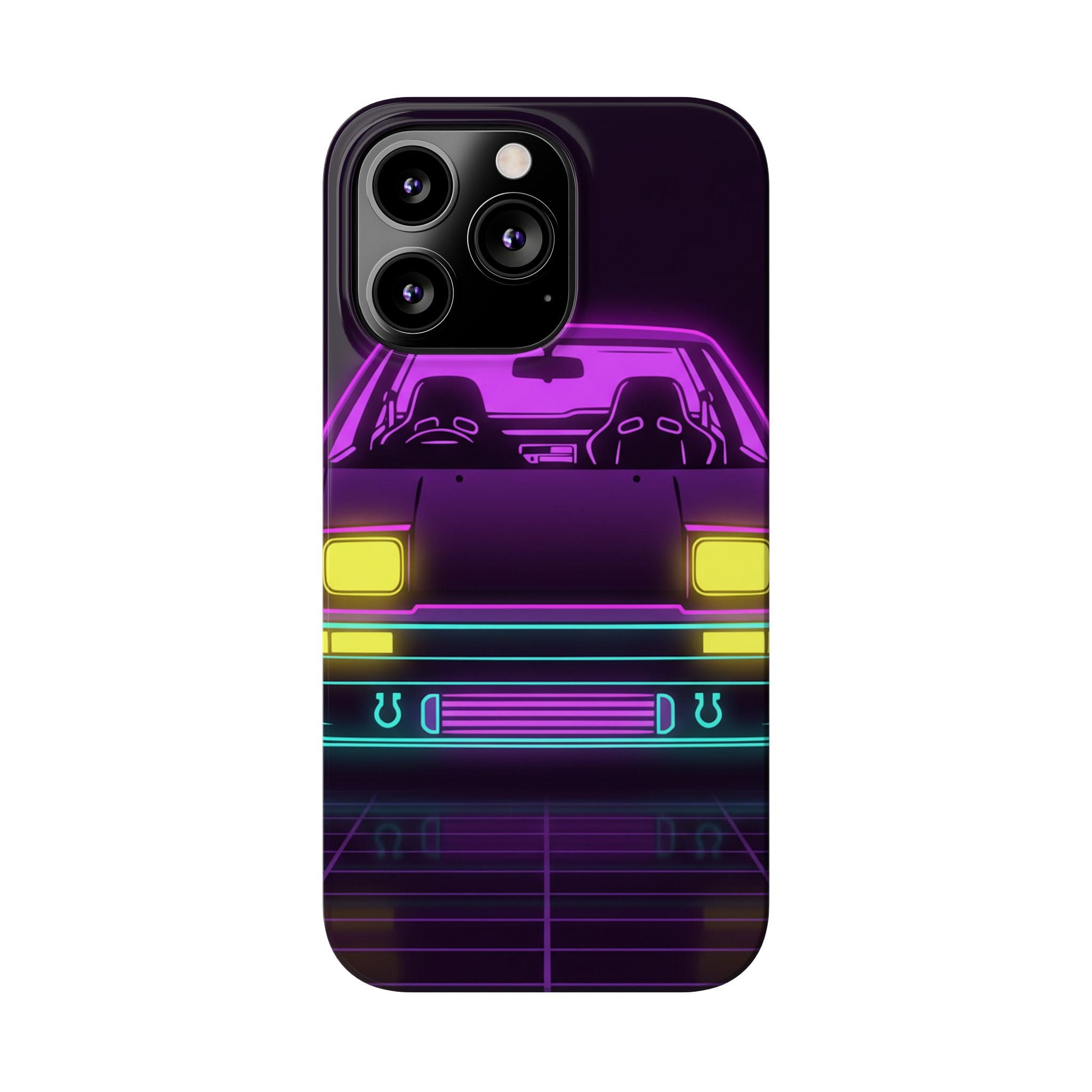 Toyota AE86 (1983-87) Neon Synthwave Phone Case