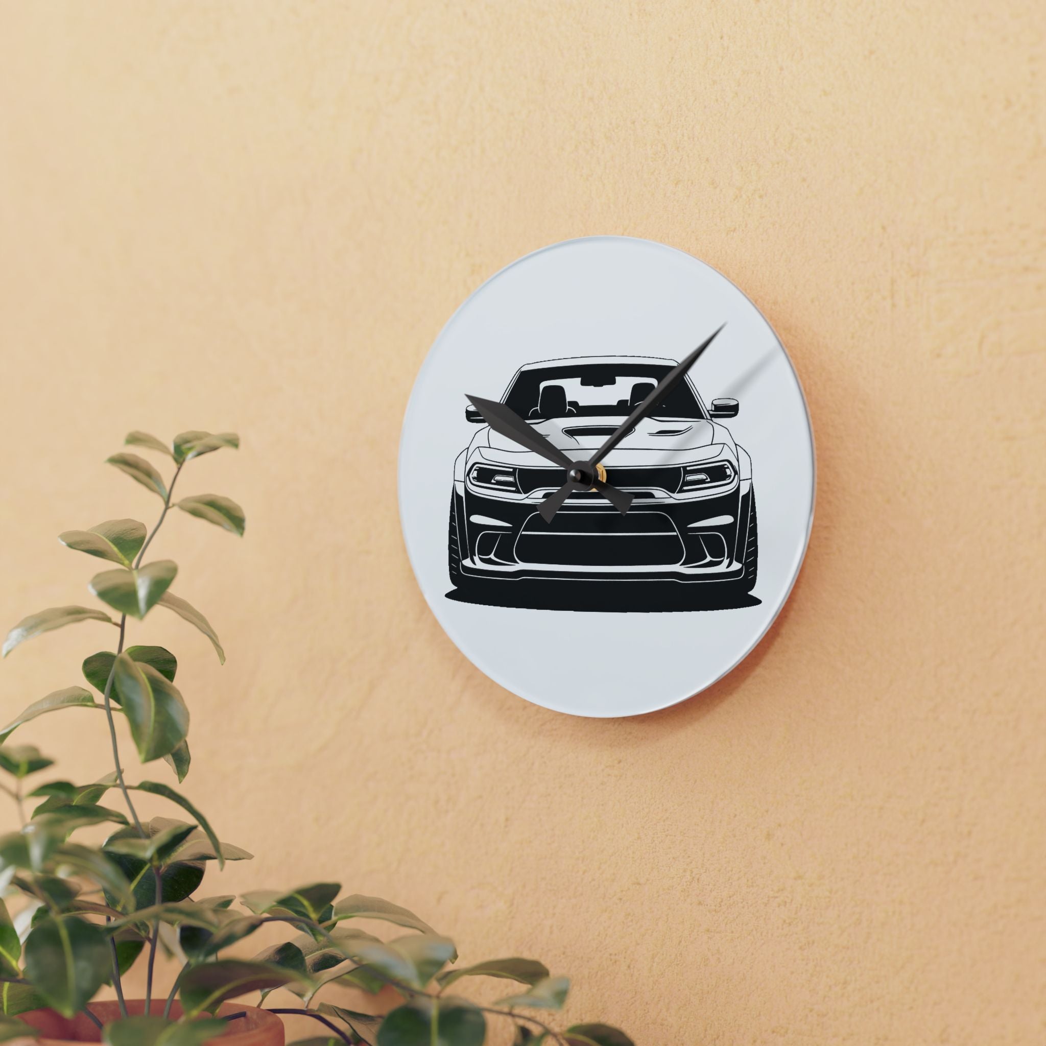 Dodge Challenger SRT Hellcat Wall Clock