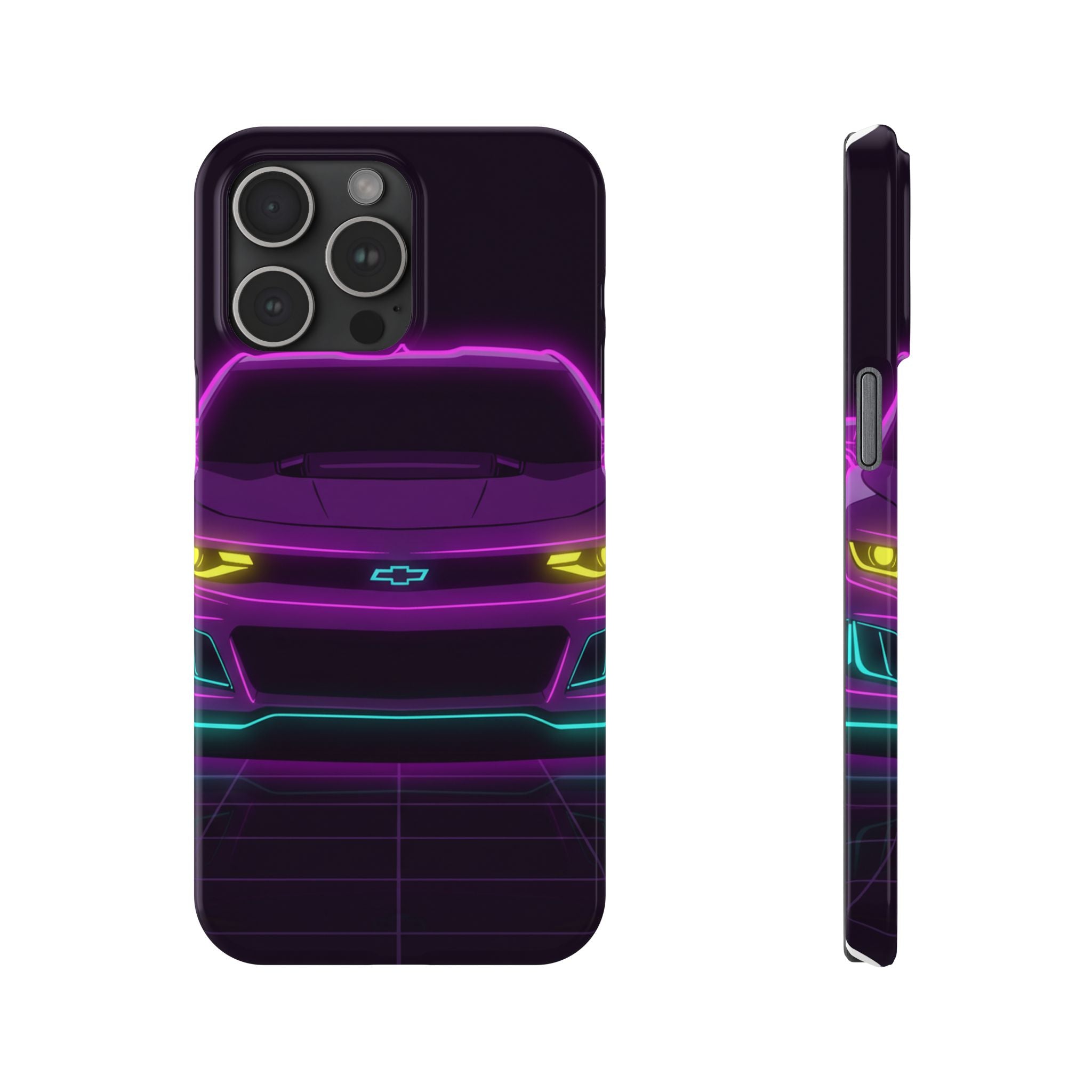 Chevrolet Camaro ZL1 Neon Synthwave Phone Case
