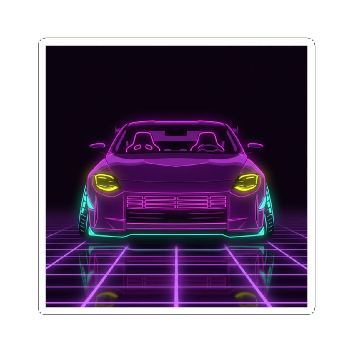Nissan Z RZ34 (2023+) Neon Synthwave Sticker