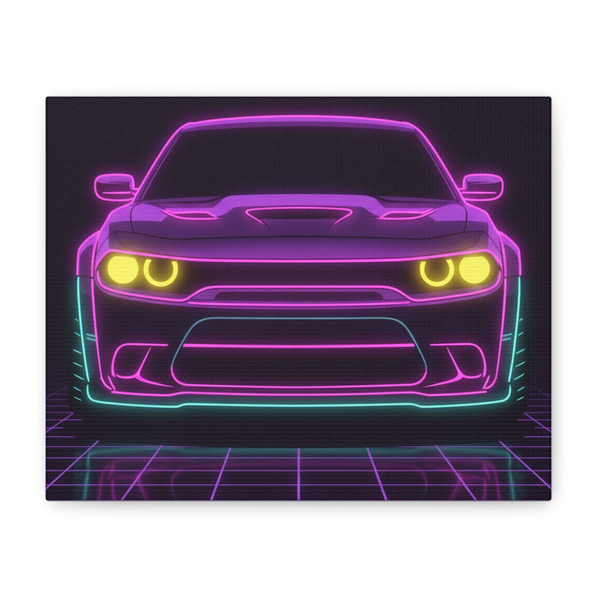 Dodge Challenger SRT Hellcat Canvas Wall Art