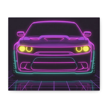 Dodge Challenger SRT Hellcat Canvas Wall Art