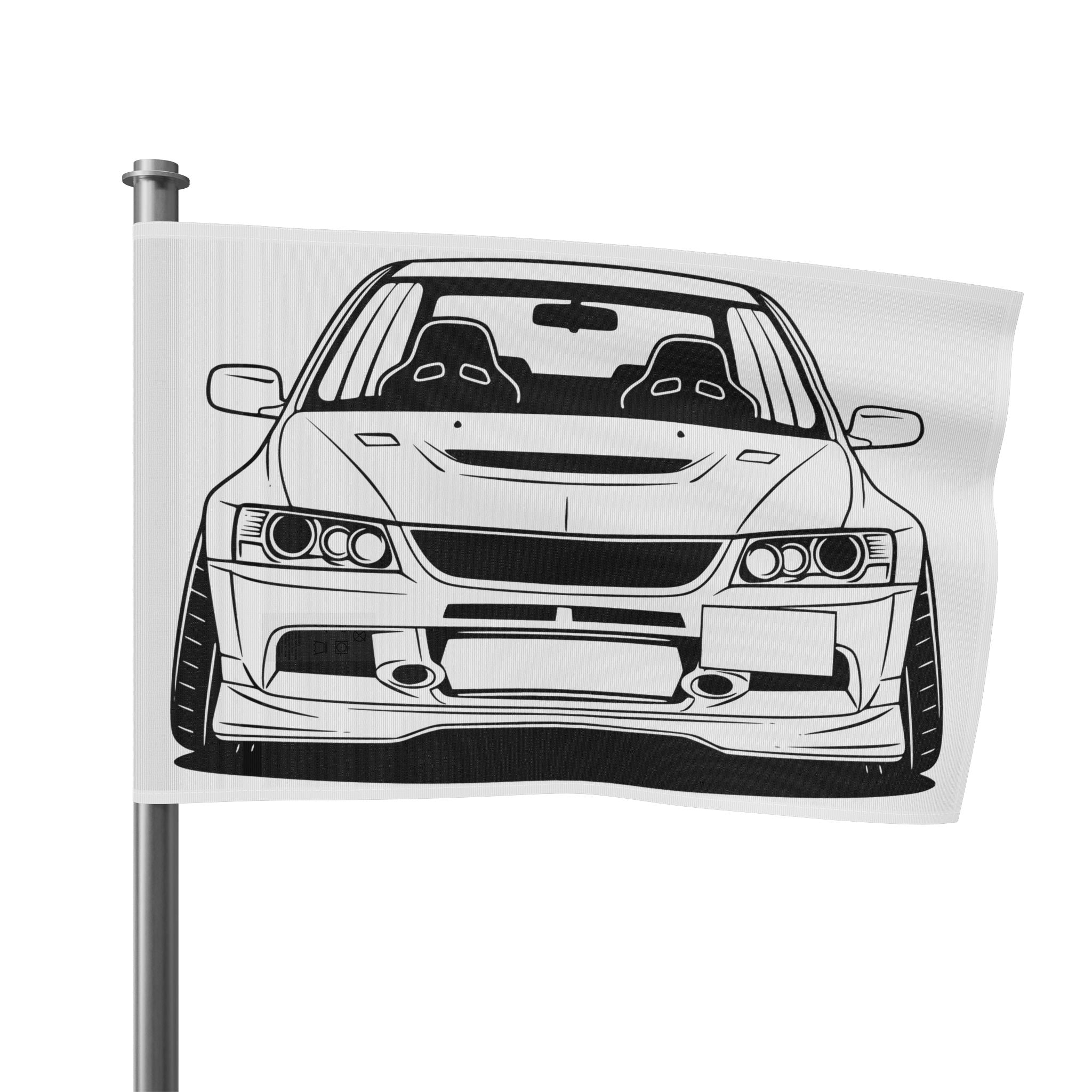 Mitsubishi Evo IX (2005-07) Garage Flag