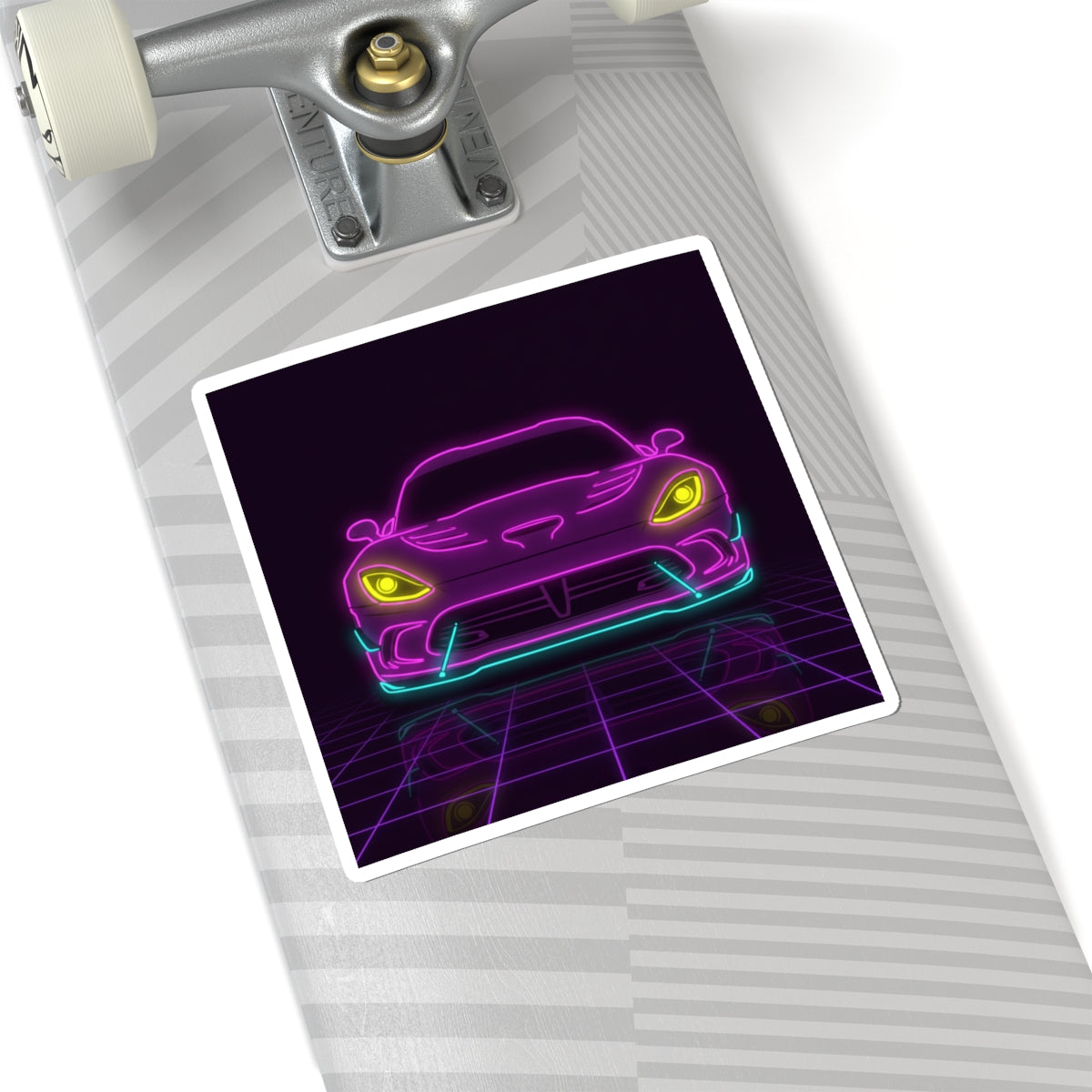 Dodge Viper (1992-17) Neon Synthwave Sticker