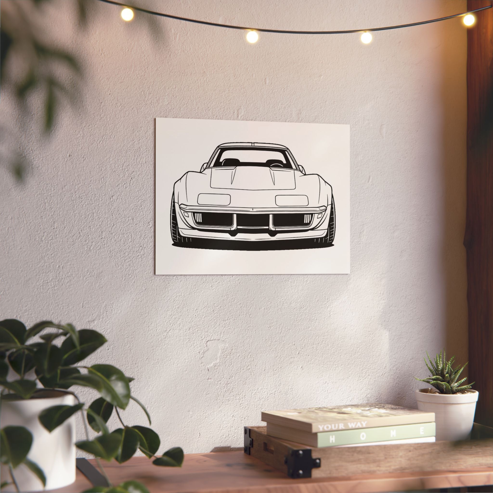 1969 Corvette Stingray C3 Metal Wall Sign