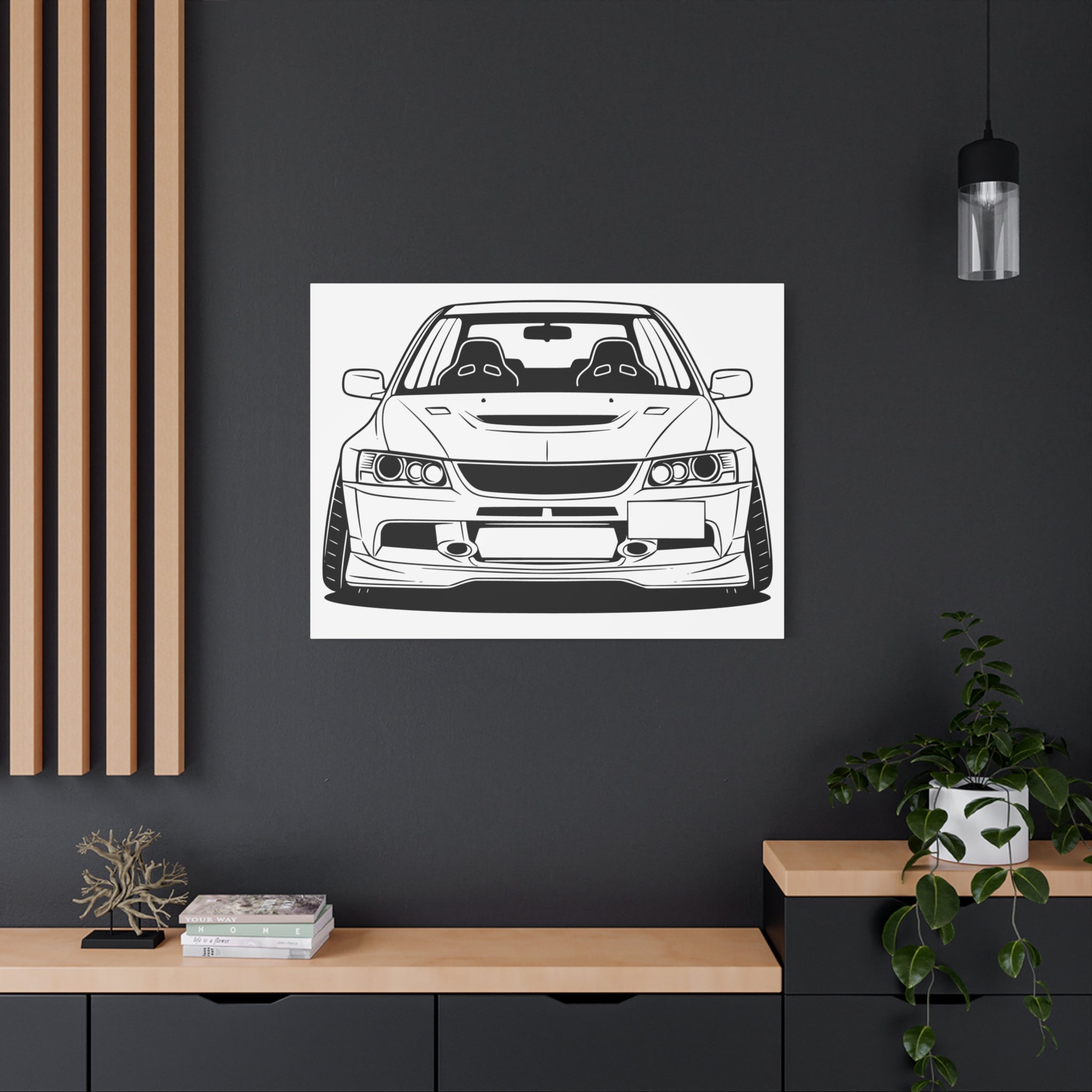 Mitsubishi Evo IX (2005-07) Canvas Wall Art
