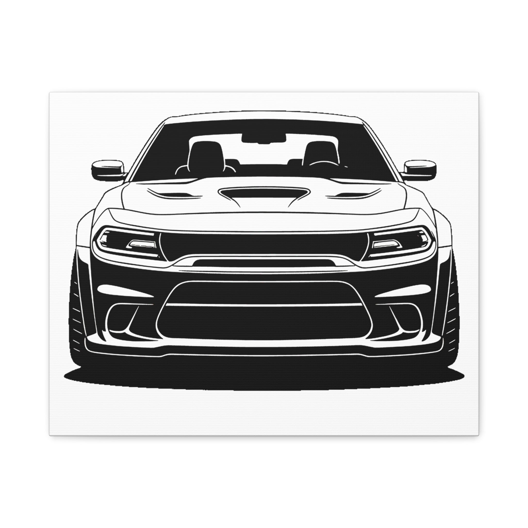 Dodge Challenger SRT Hellcat Canvas Wall Art