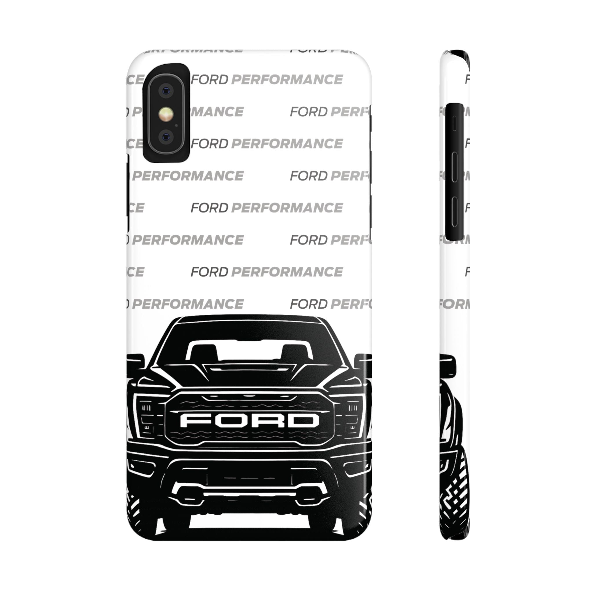 Ford Raptor (Gen 3) Slim Phone Case Greyscale