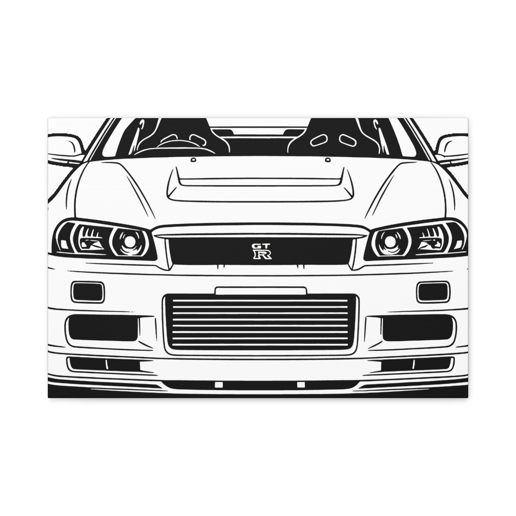 Nissan GT-R Canvas Wall Art