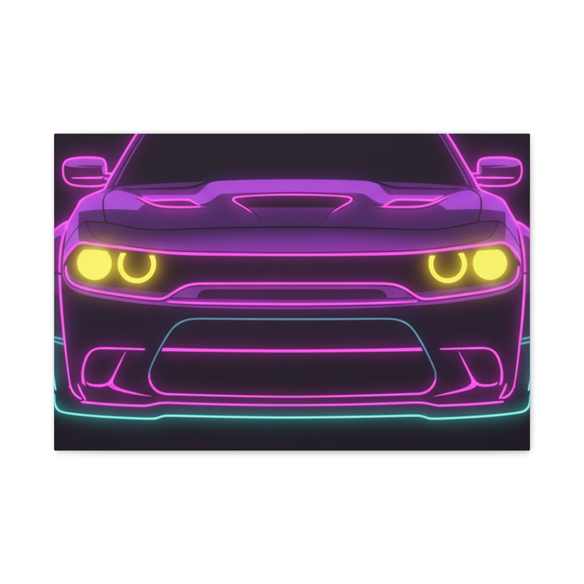 Dodge Challenger SRT Hellcat Canvas Wall Art