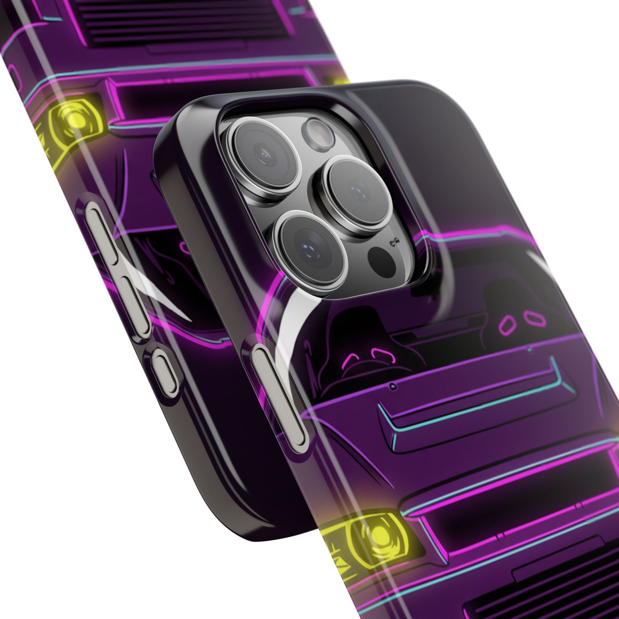 Nissan GT-R Neon Synthwave Phone Case