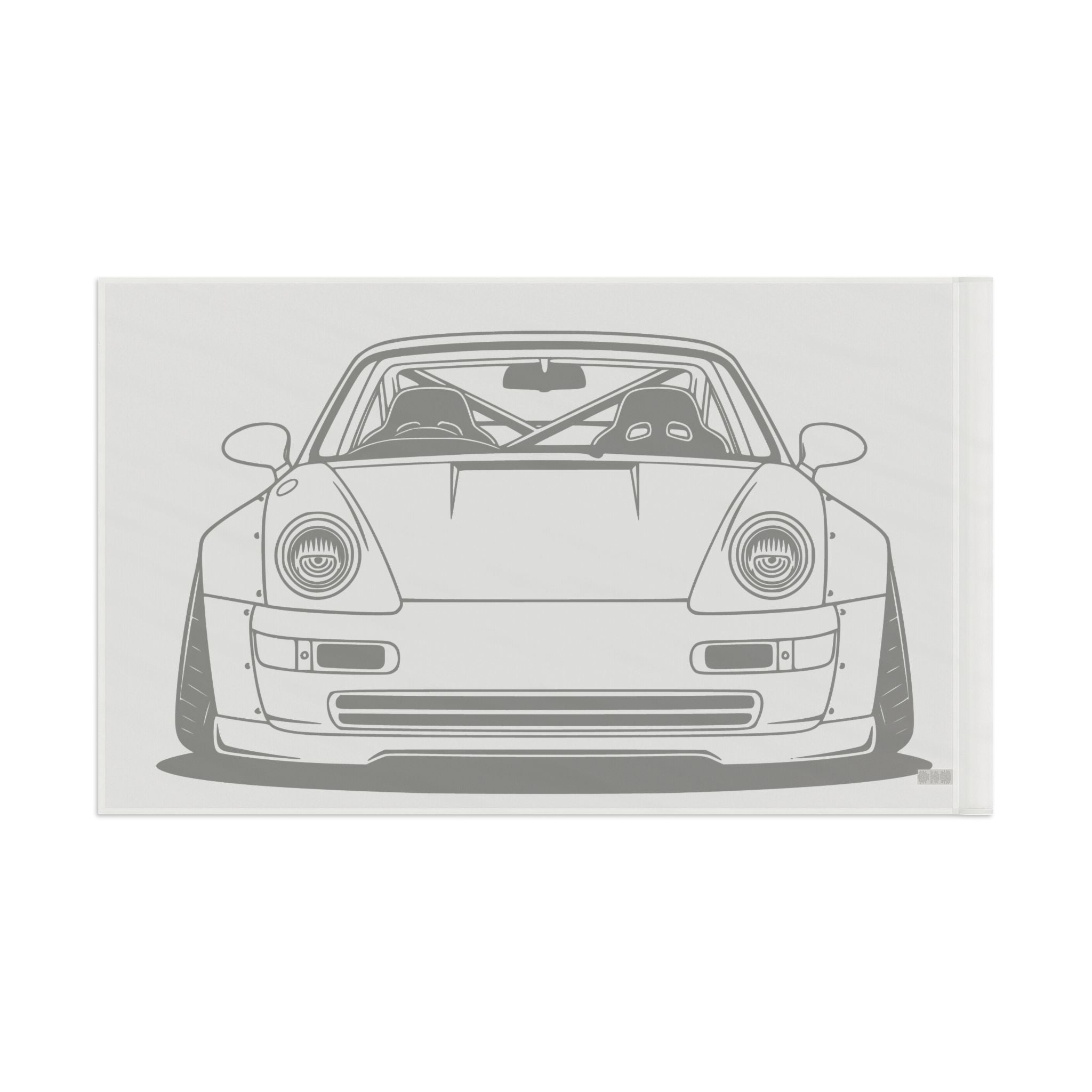 Porsche 964 Turbo Garage Flag