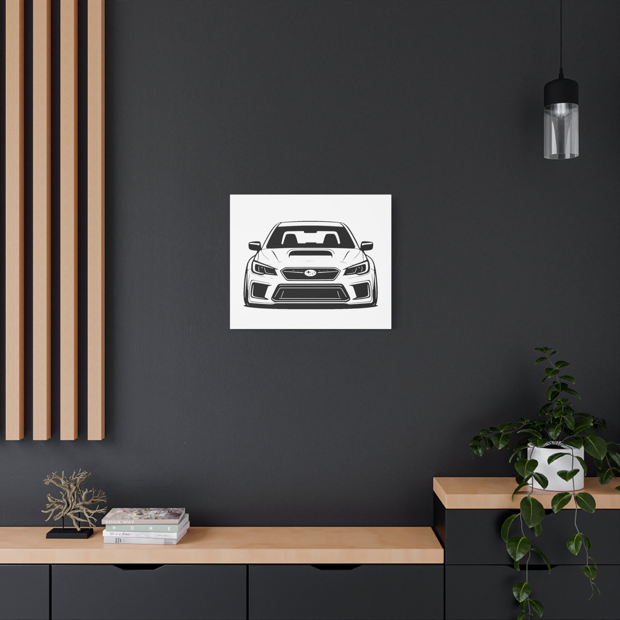 Subaru WRX STI Canvas Wall Art