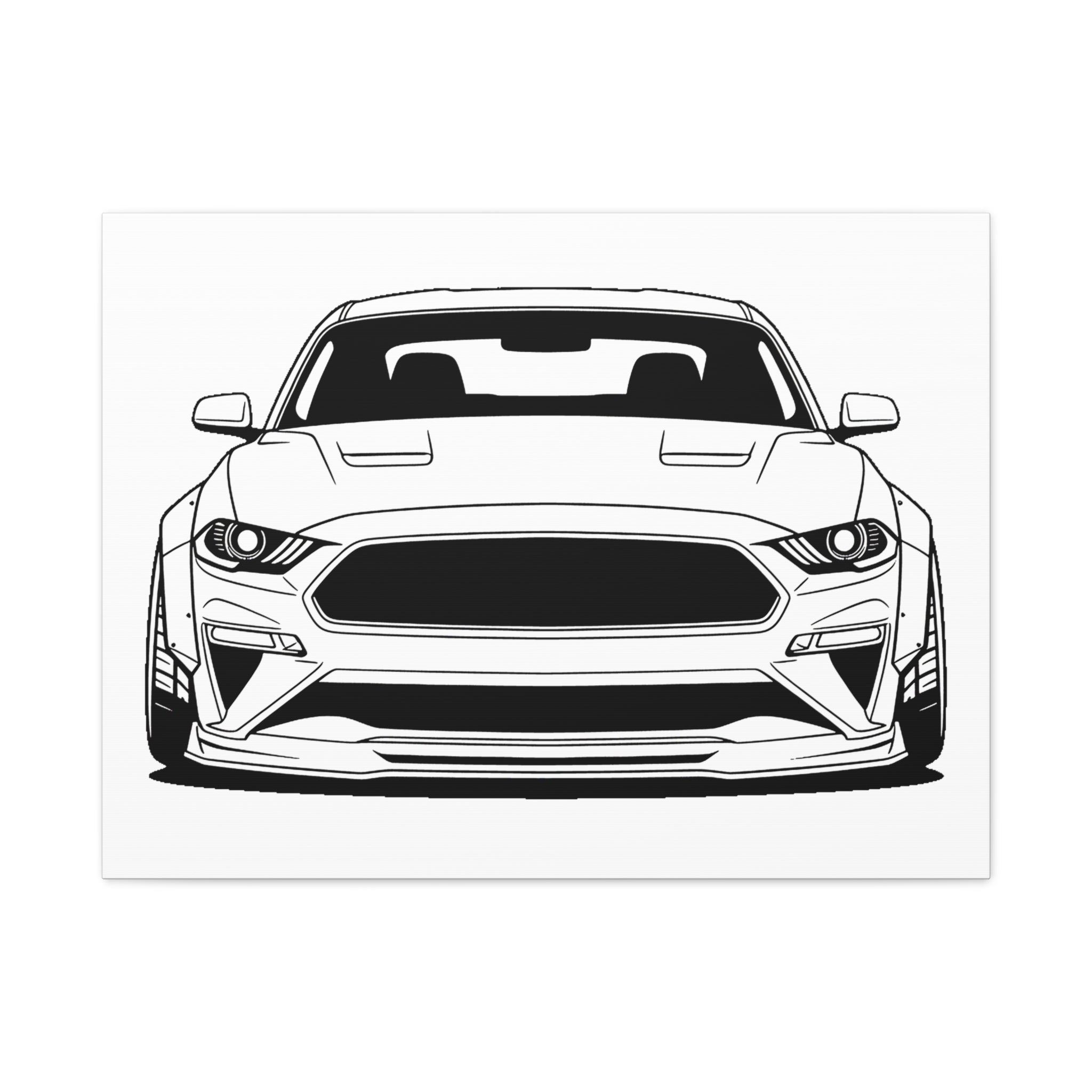 Ford Mustang GT (S650) Canvas Wall Art