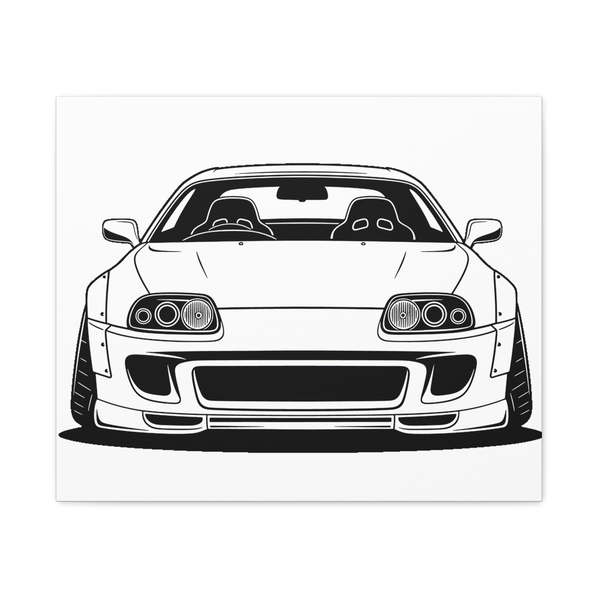 Toyota Supra MK4 Canvas Wall Art