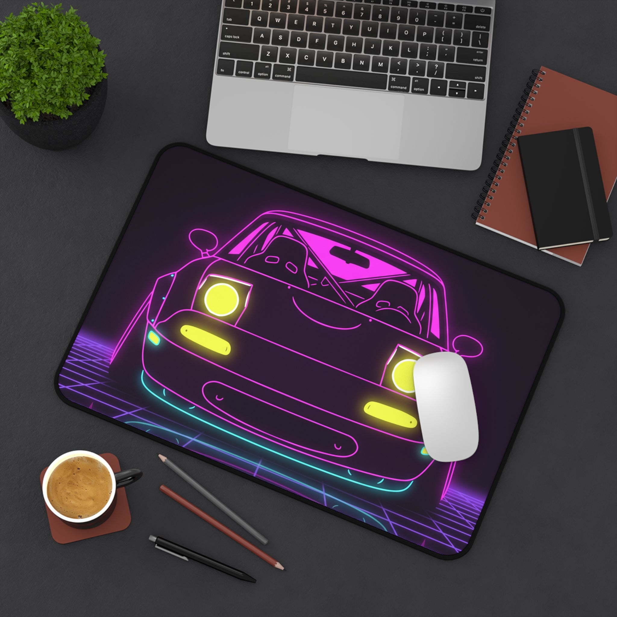 Mazda Miata NA (1989-97) Neon Synthwave Desk Mat
