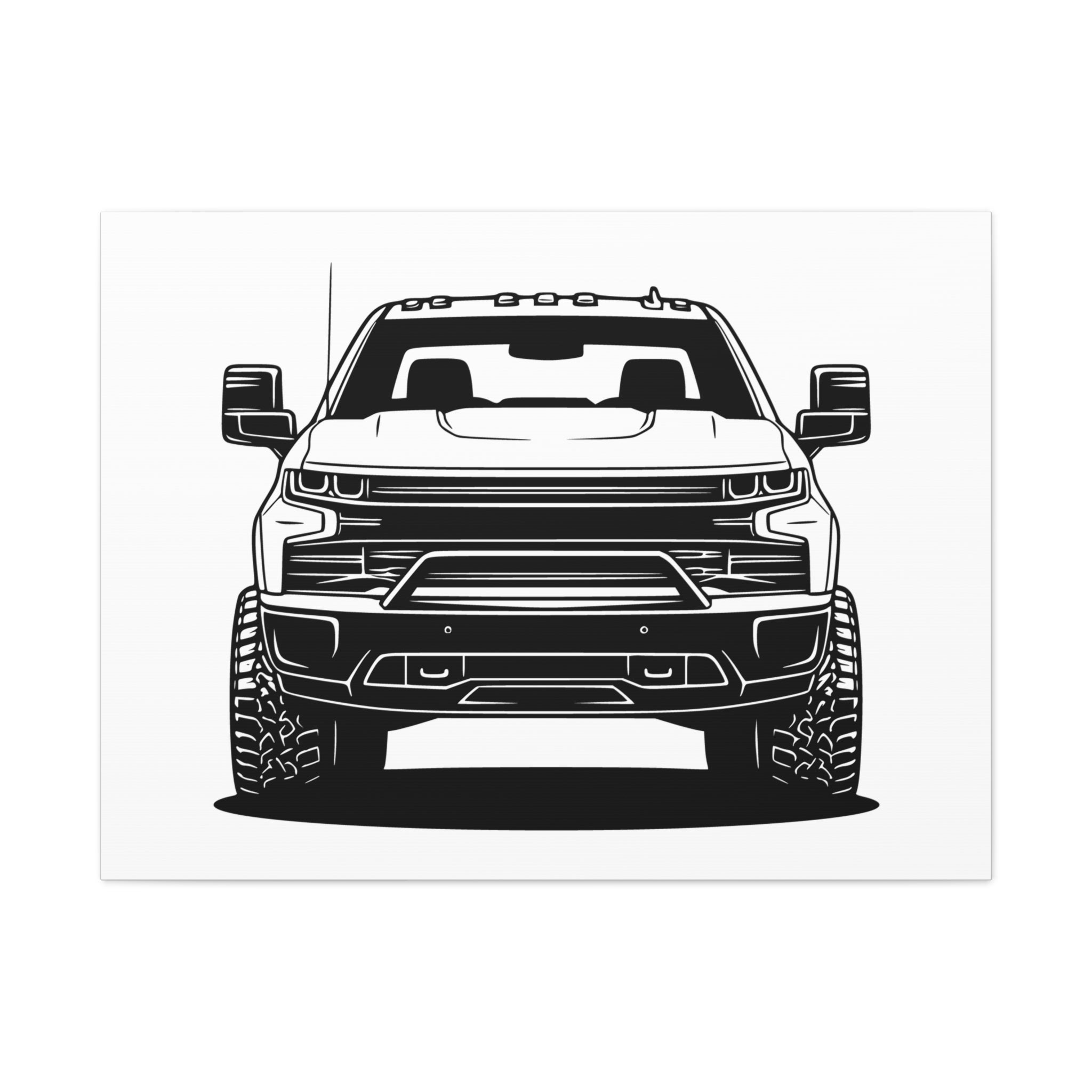 Chevy Silverado Trail Boss (2019+) Canvas Wall Art