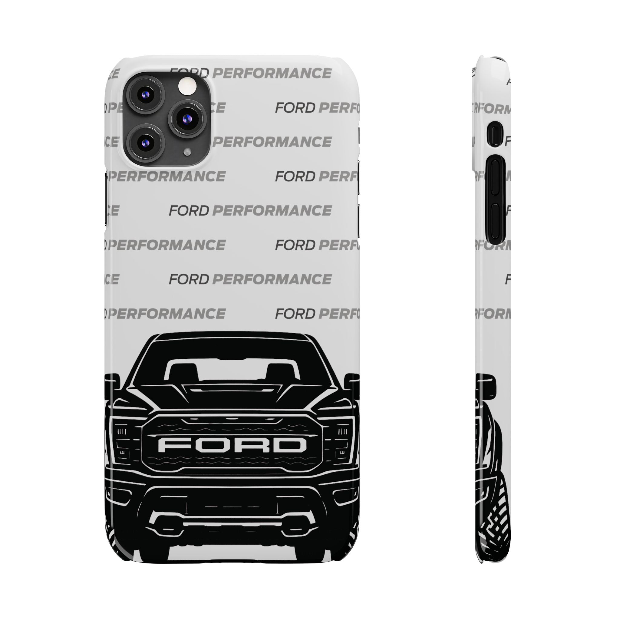 Ford Raptor (Gen 3) Slim Phone Case Greyscale