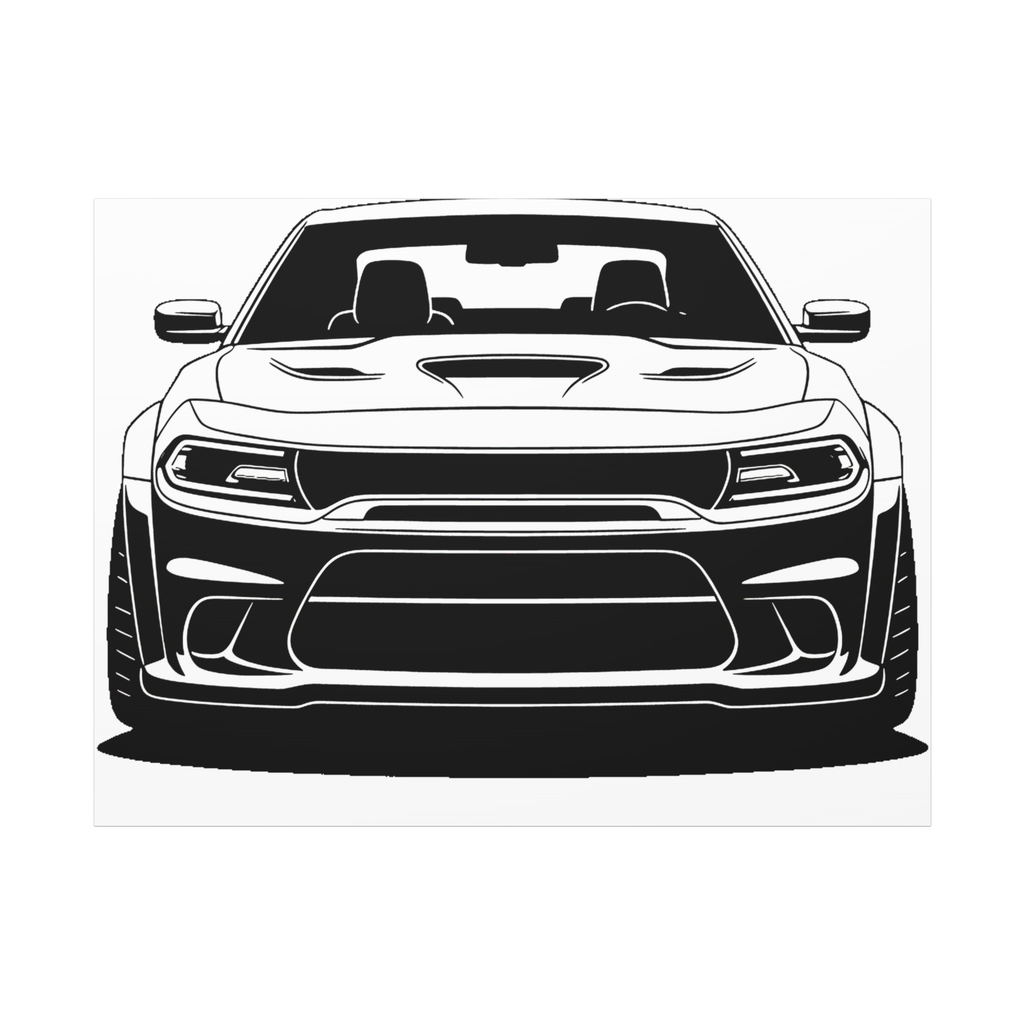 Dodge Challenger SRT Hellcat Canvas Wall Art