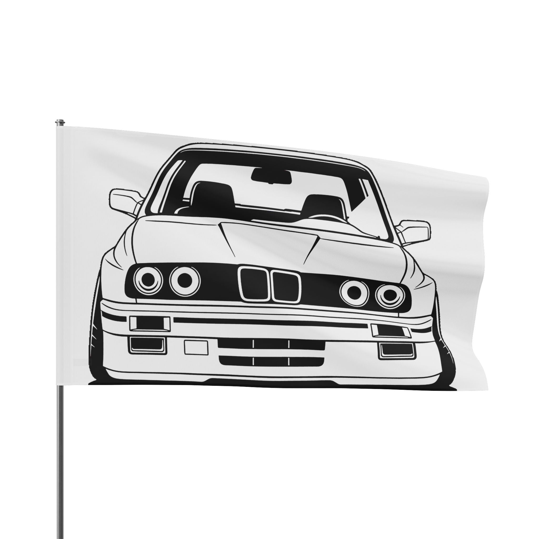 BMW E30 Garage Flag