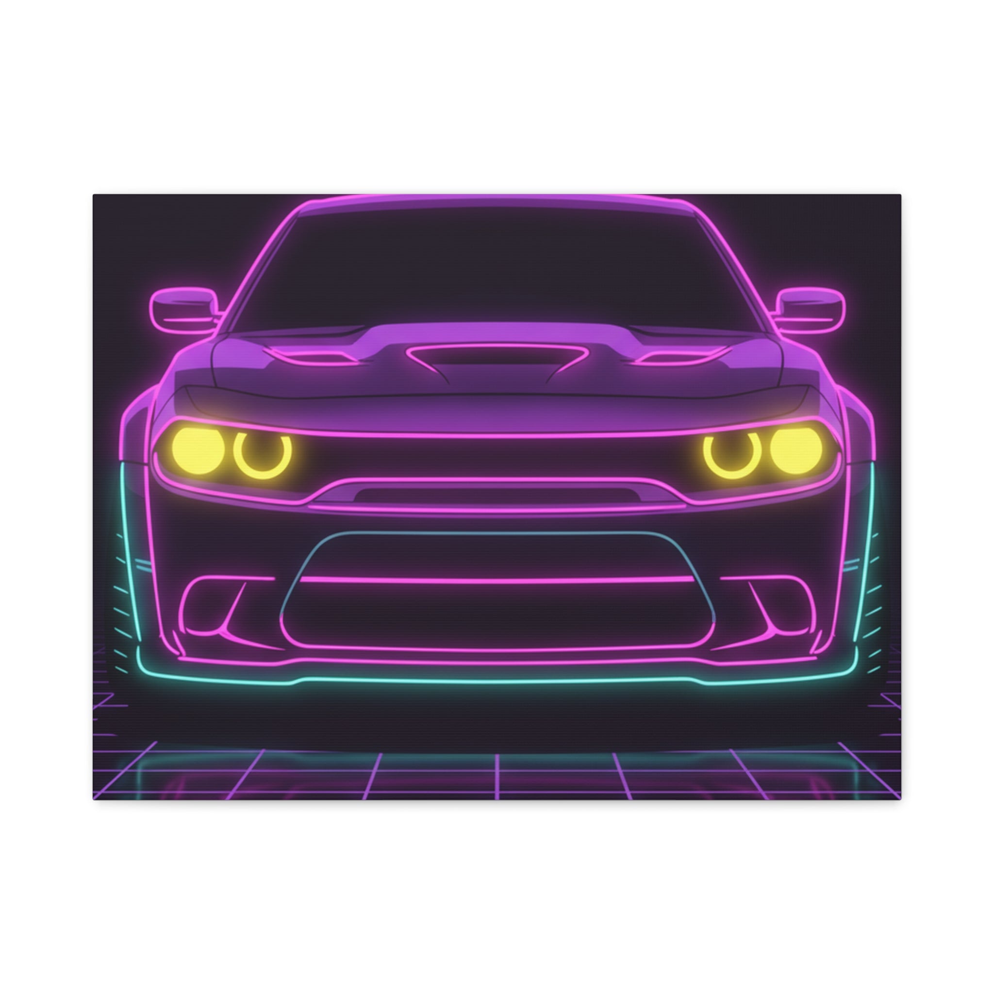Dodge Challenger SRT Hellcat Canvas Wall Art