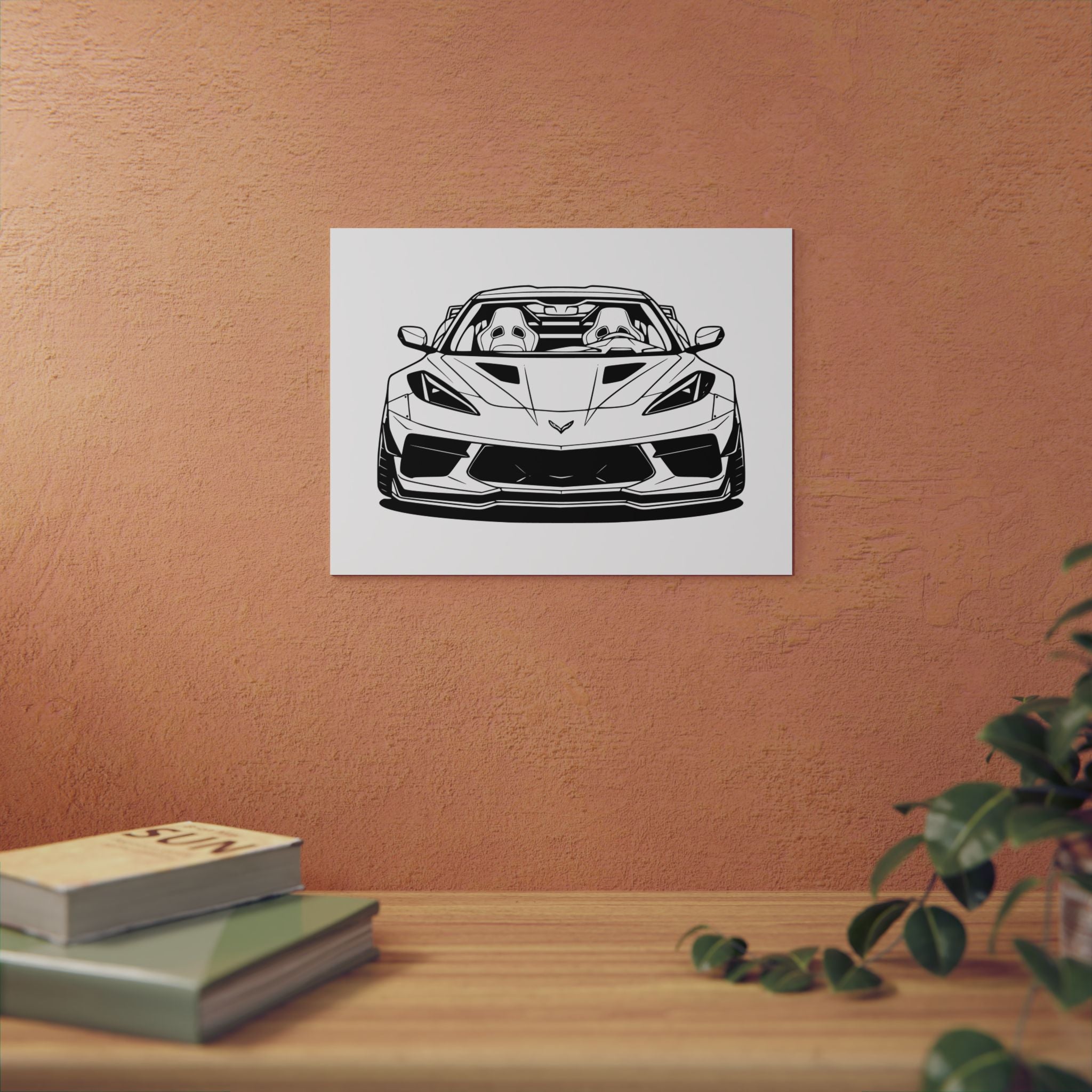 Corvette C8 (2020+) Metal Wall Sign
