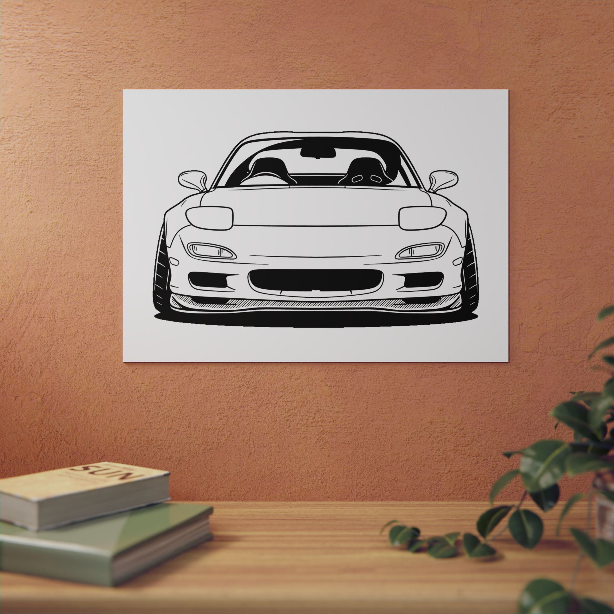Mazda RX-7 FD Metal Wall Sign