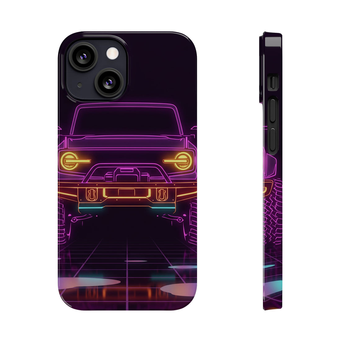 Ford Bronco (2021+) Neon Synthwave Phone Case