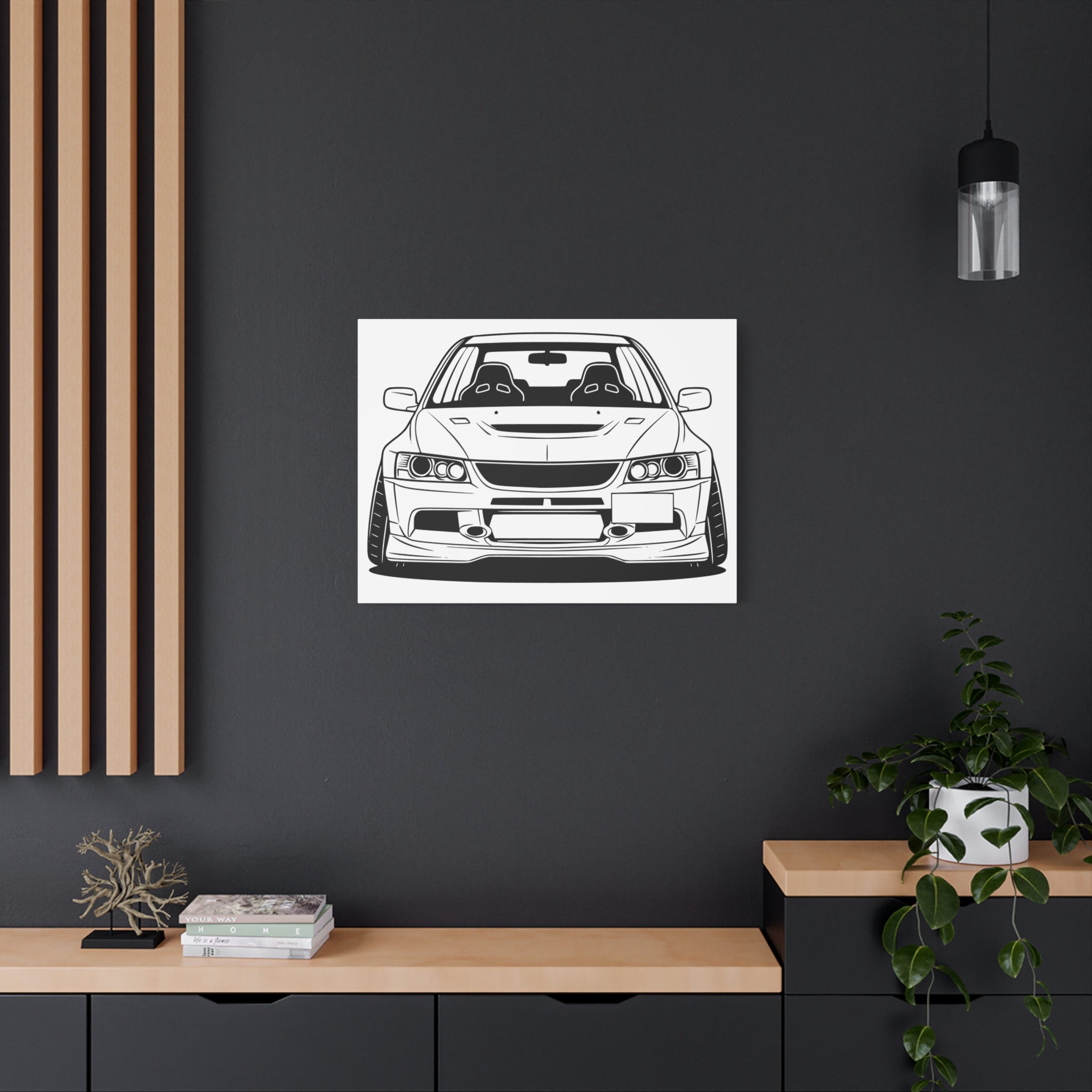 Mitsubishi Evo IX (2005-07) Canvas Wall Art