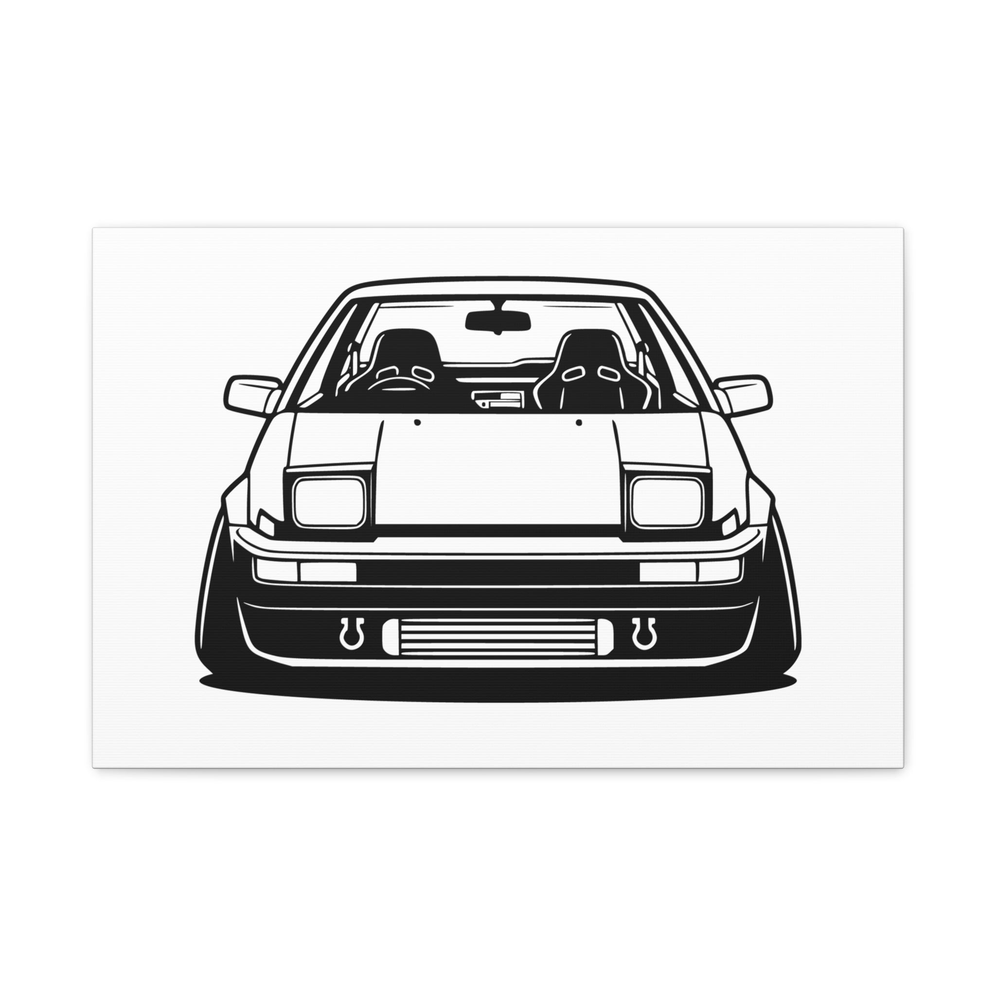 Toyota AE86 (1983-87) Canvas Wall Art