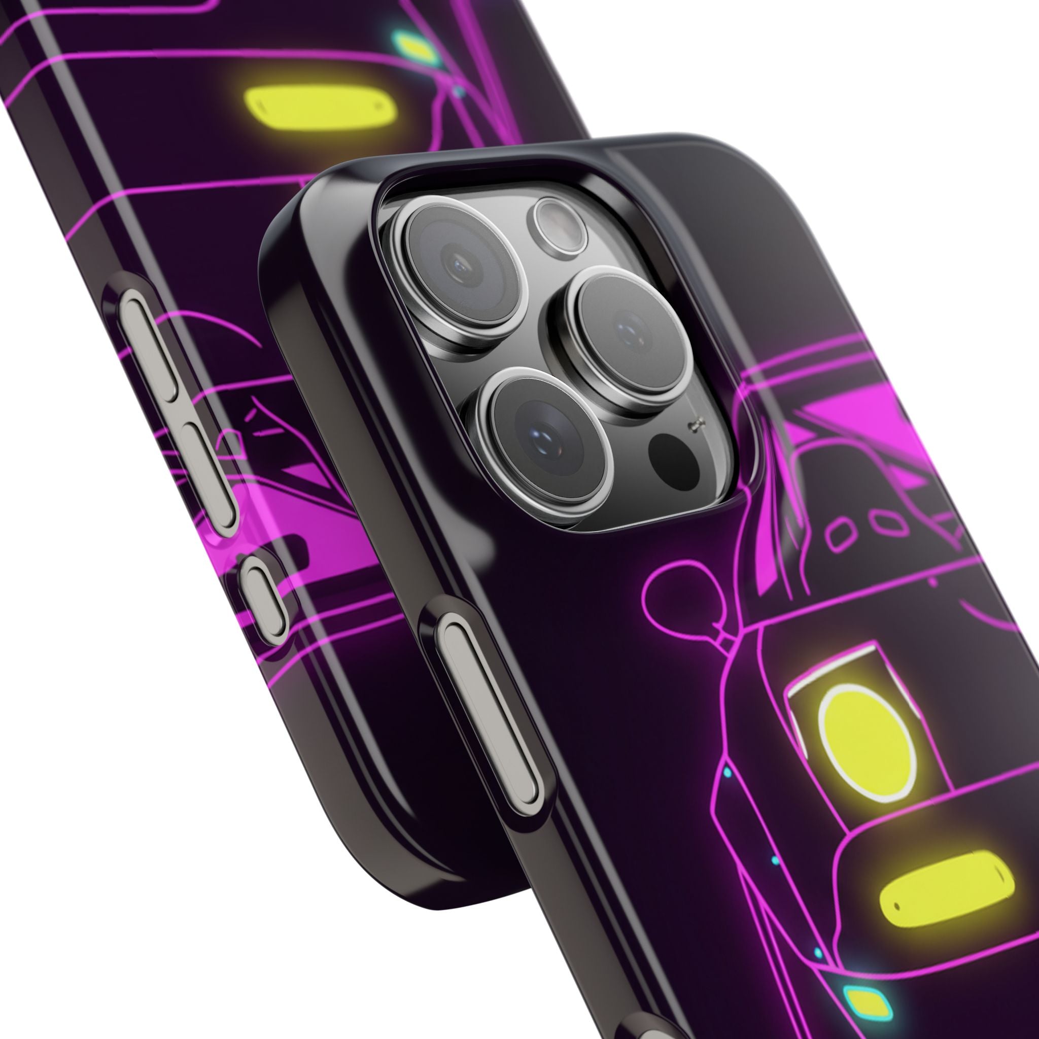 Mazda Miata NA (1989-97) Neon Synthwave Phone Case