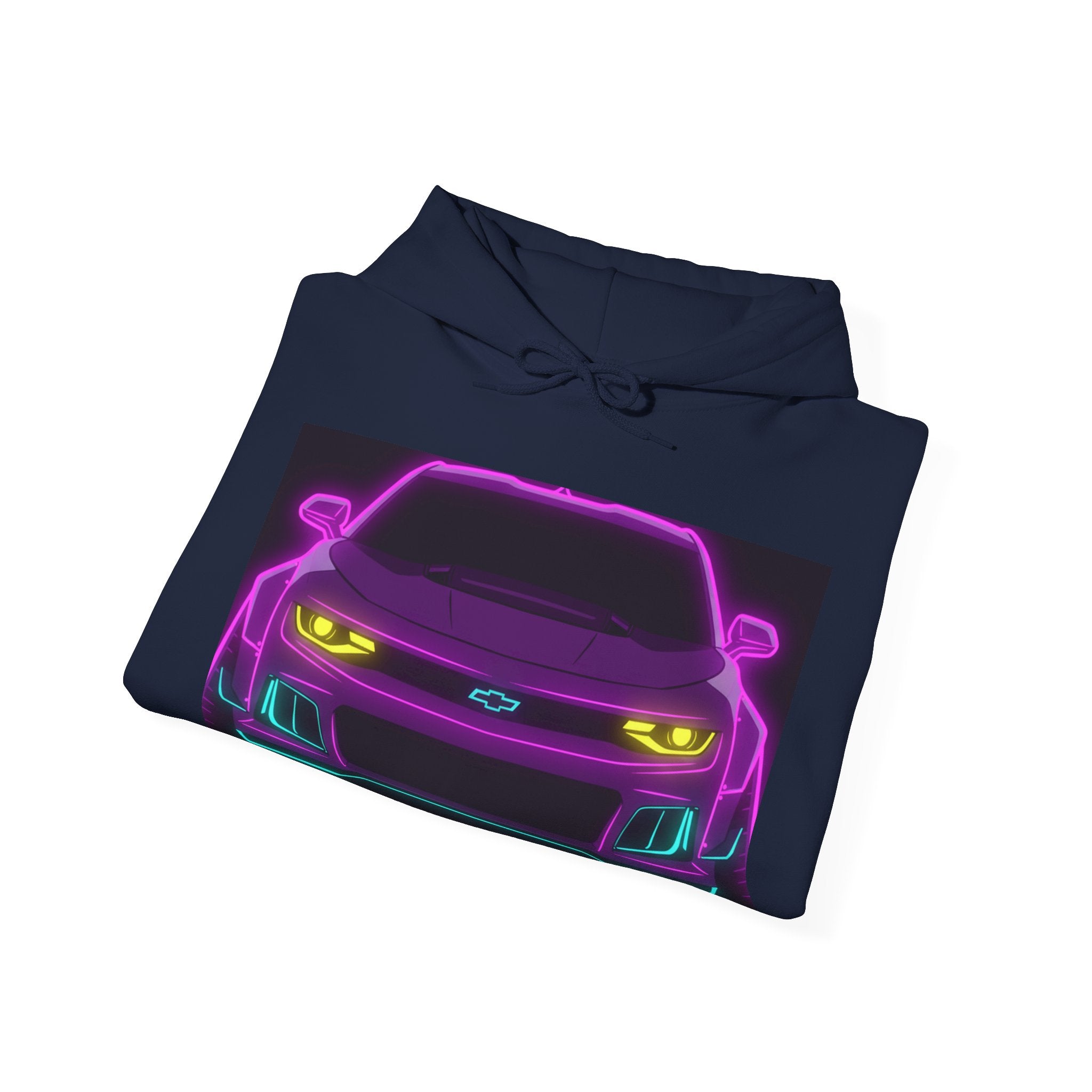 Chevrolet Camaro ZL1 Neon Synthwave Unisex Hoodie