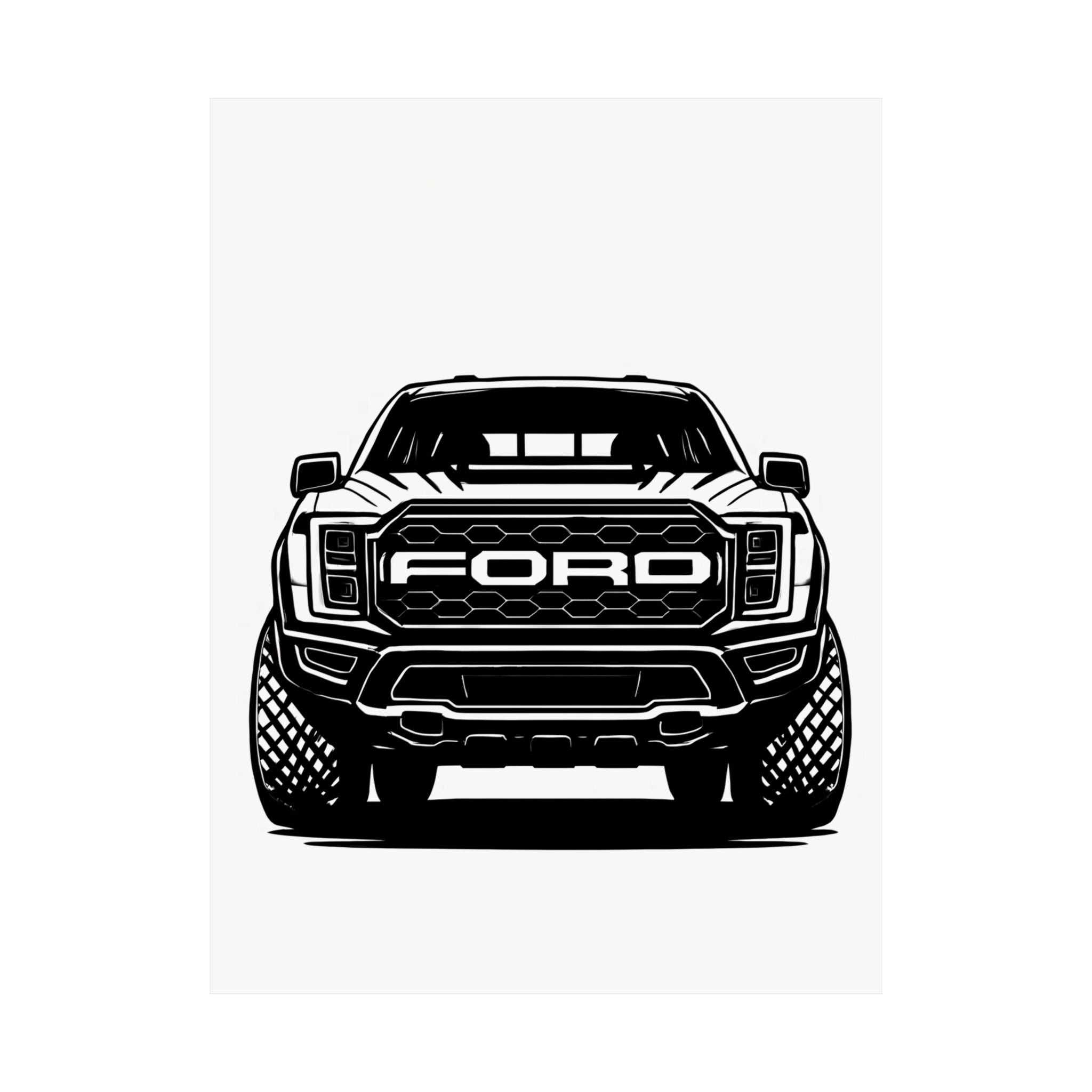 Ford F150 Raptor Gen 3 Print