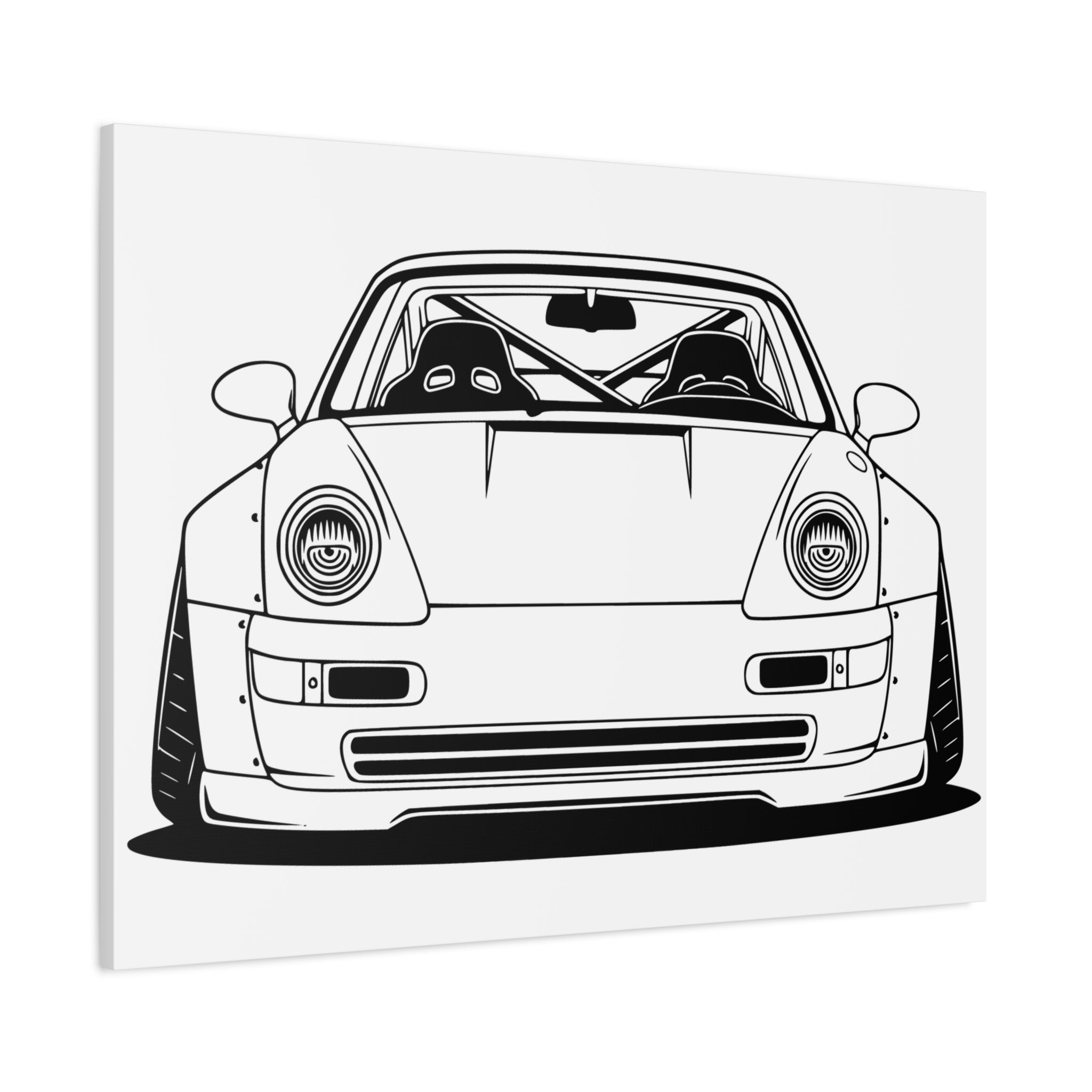 Porsche 964 Turbo Canvas Wall Art