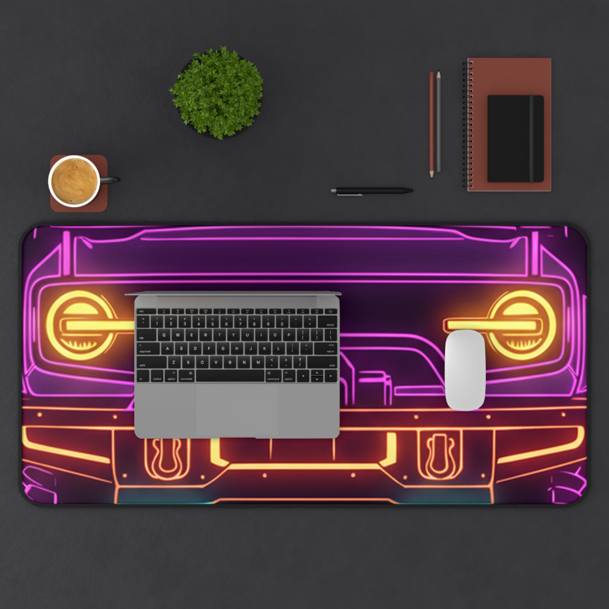 Ford Bronco (2021+) Neon Synthwave Desk Mat