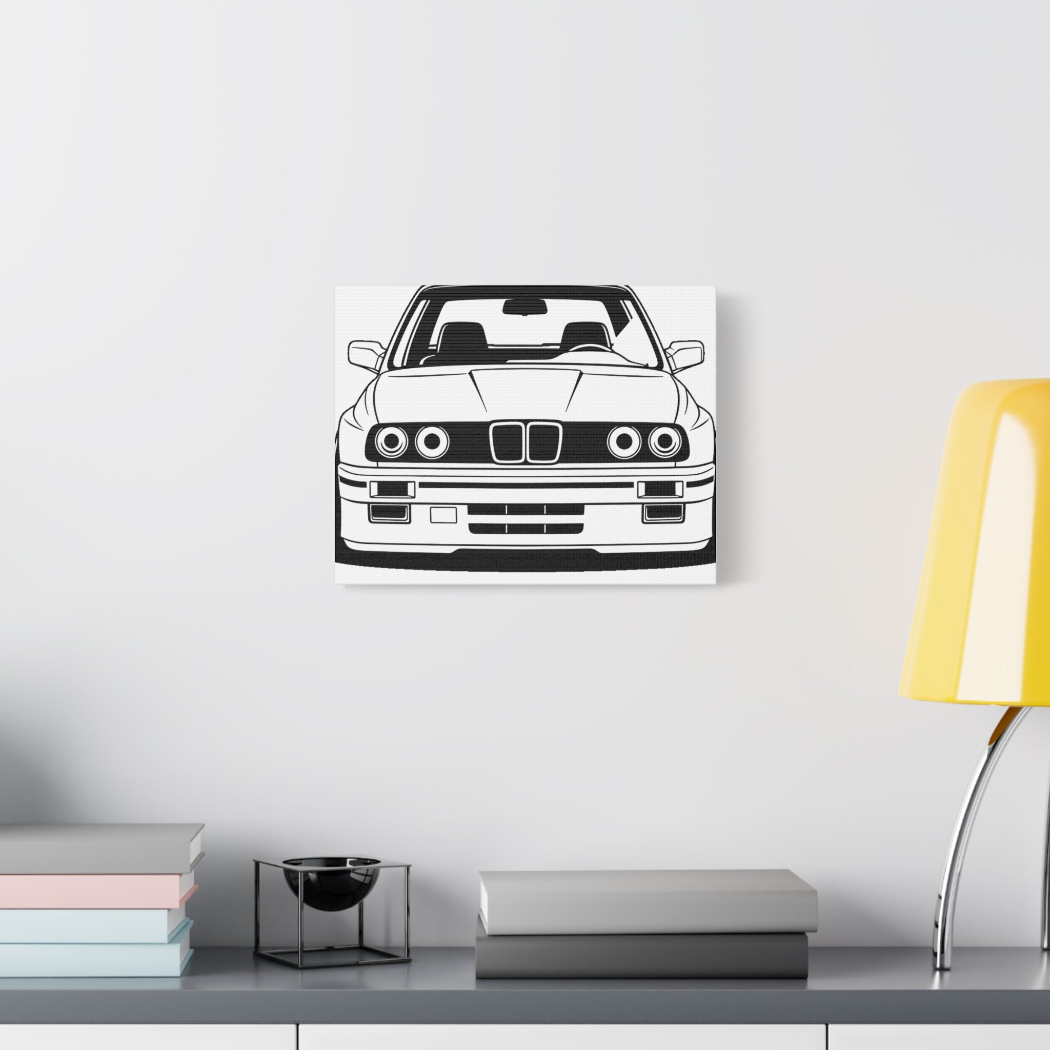 BMW E30 Canvas Wall Art