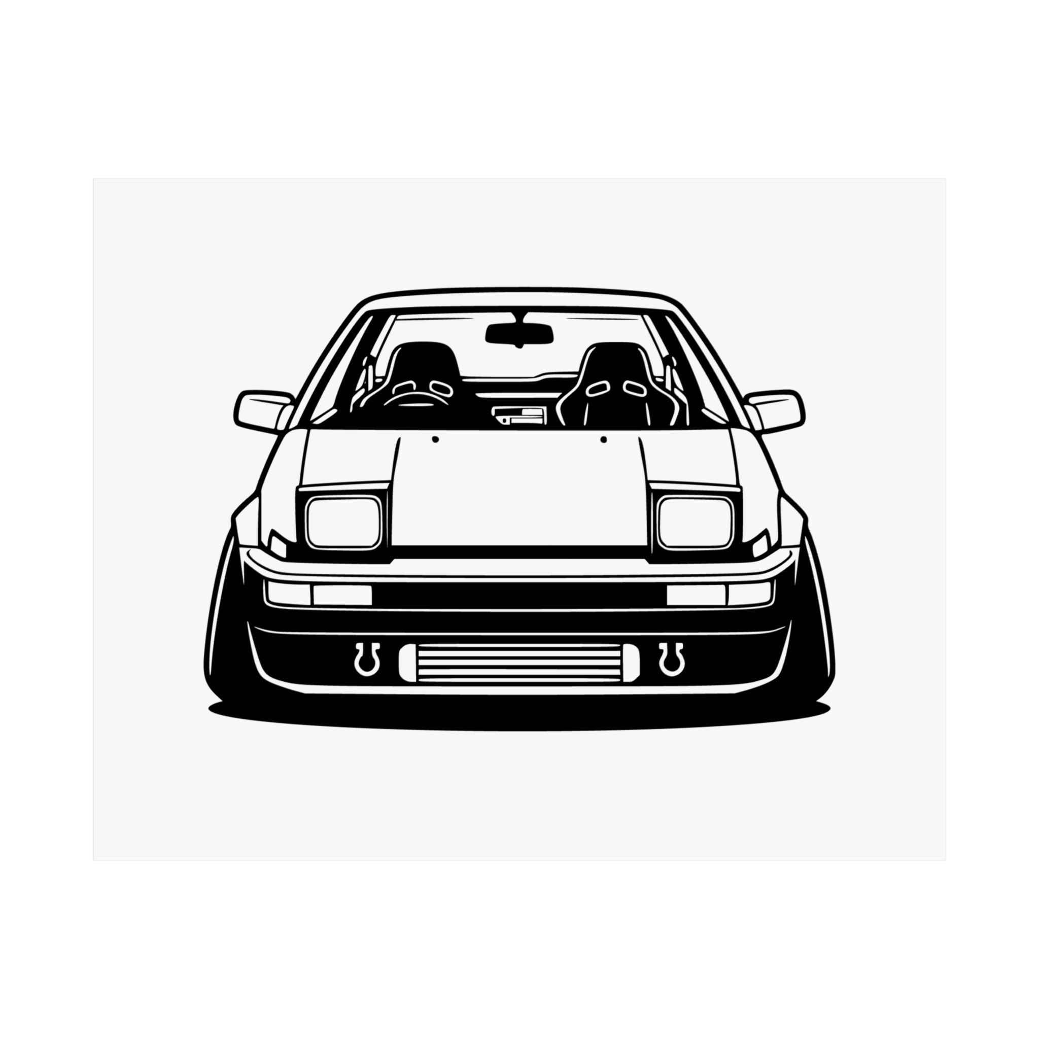 Toyota AE86 (1983-87) Poster