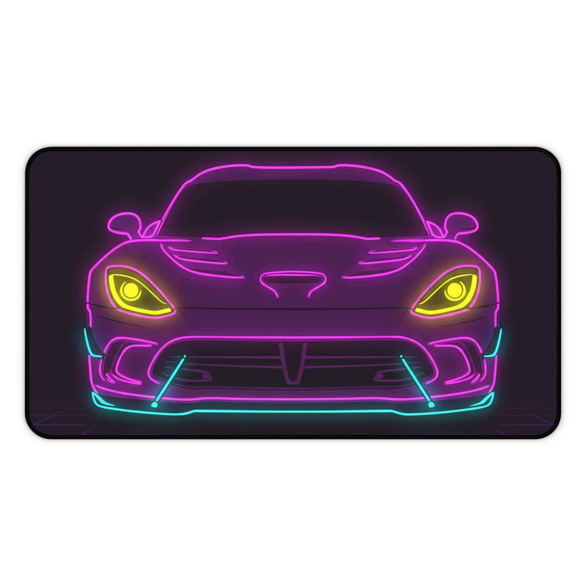 Dodge Viper (1992-17) Neon Synthwave Desk Mat