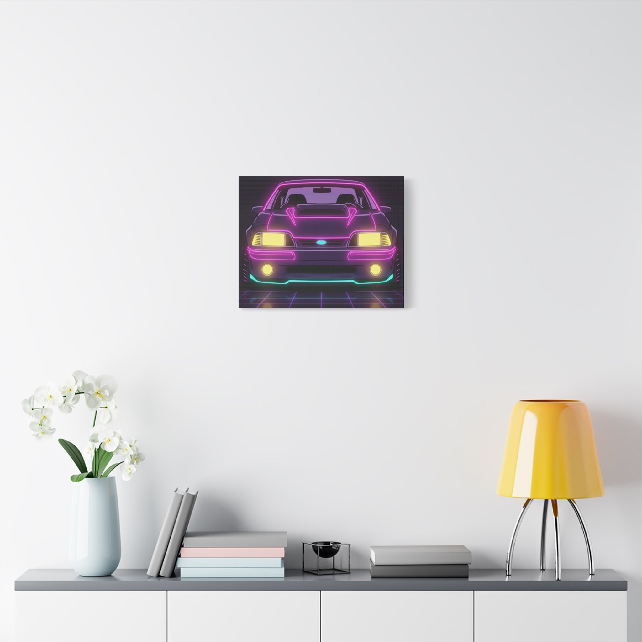Ford Mustang Fox Body GT Canvas Wall Art