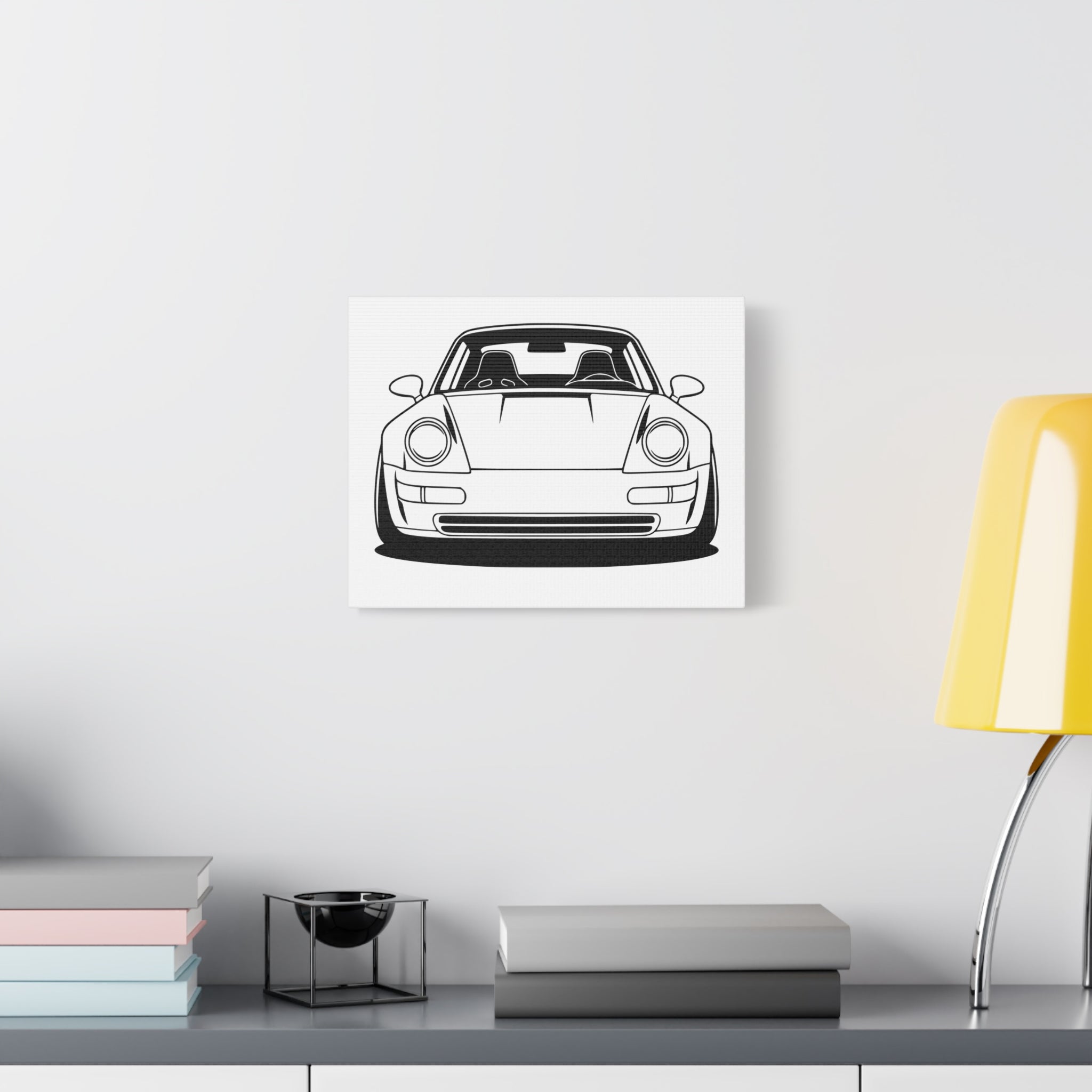 Porsche 964 Singer Canvas Wall Art