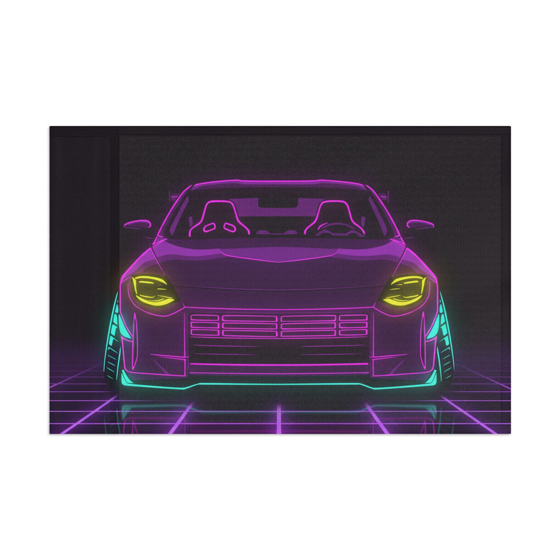 Nissan Z RZ34 (2023+) Neon Synthwave Garage Flag