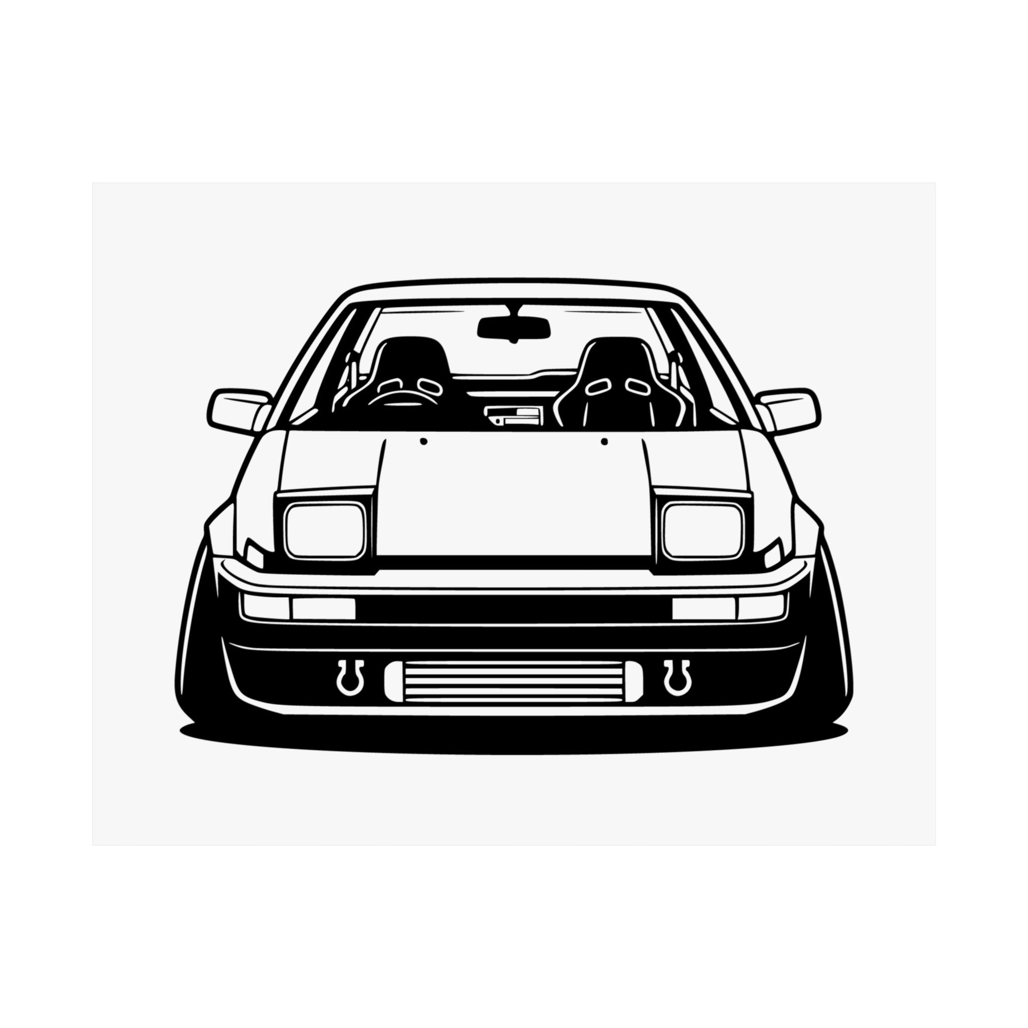 Toyota AE86 (1983-87) Poster