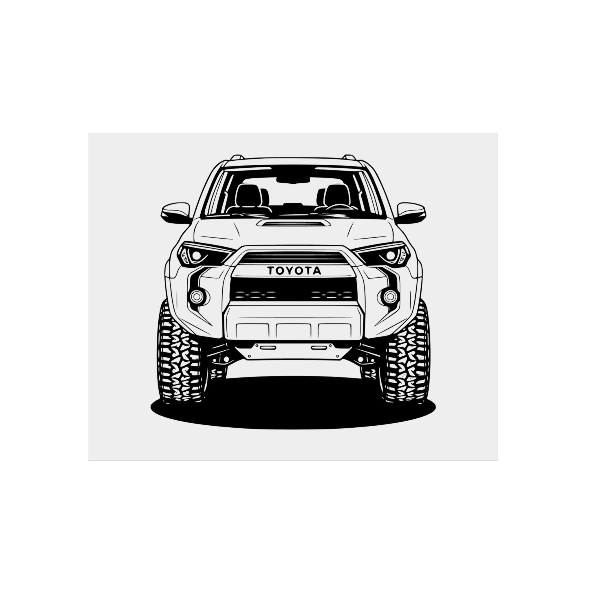 Toyota 4Runner TRD Pro Metal Wall Sign