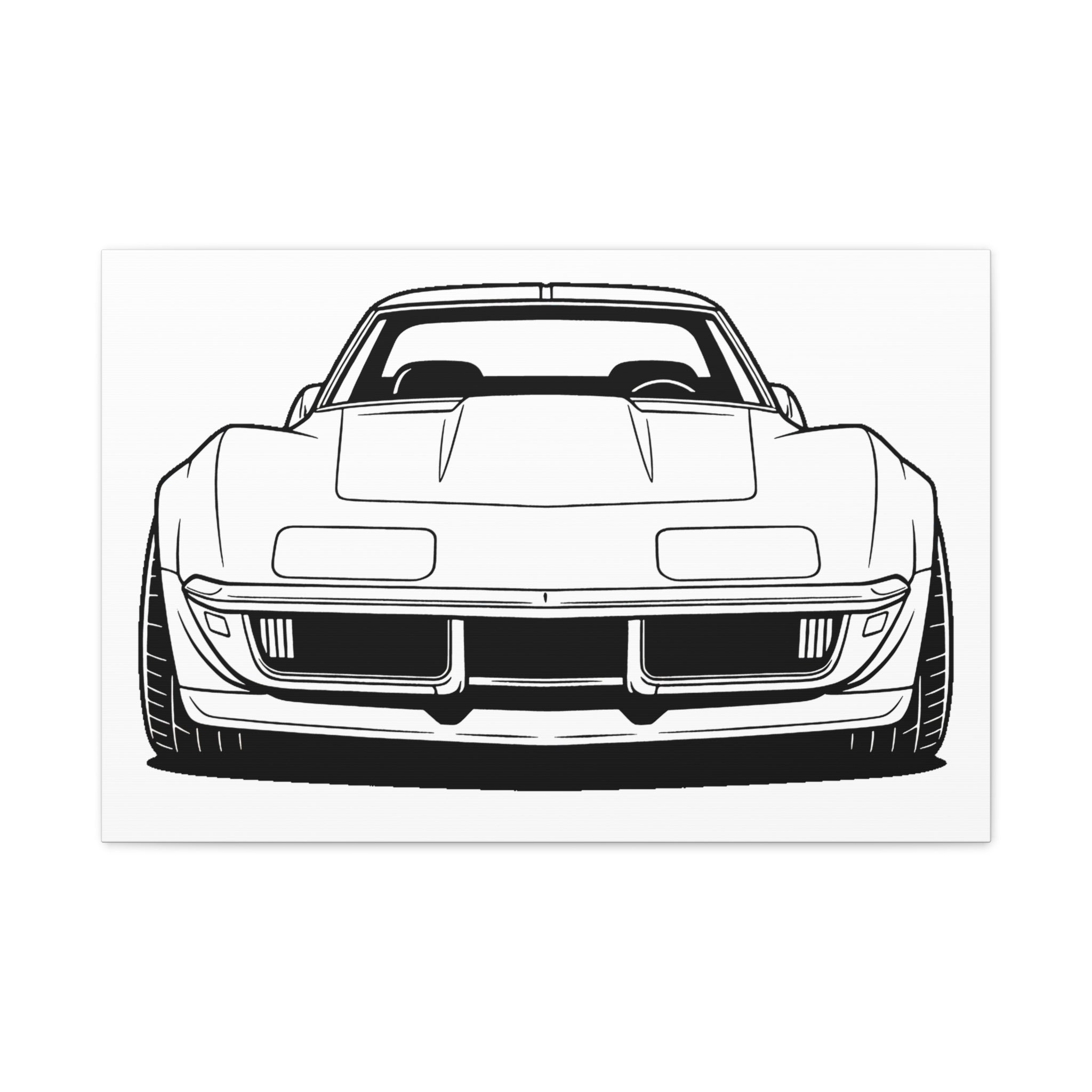 1969 Corvette Stingray C3 Canvas Wall Art