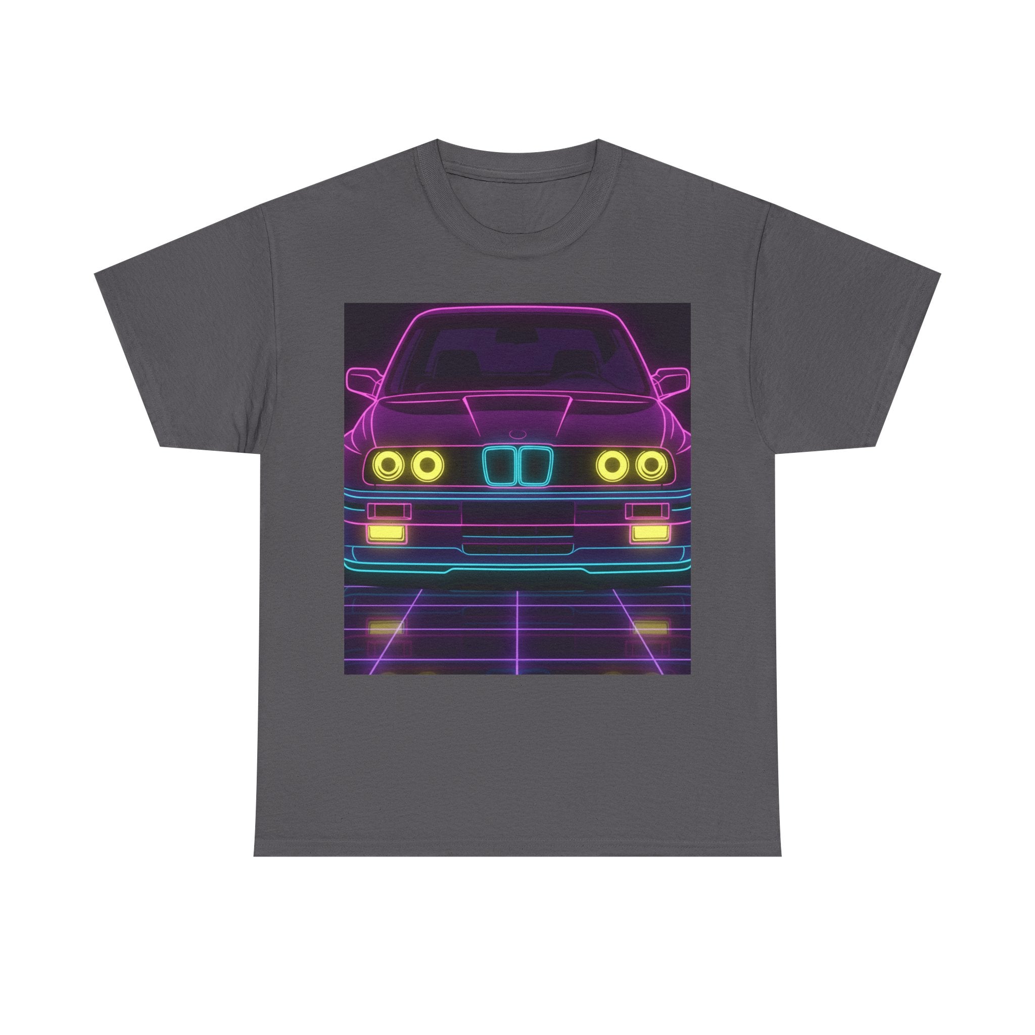 BMW E30 Neon Synthwave Unisex Tee