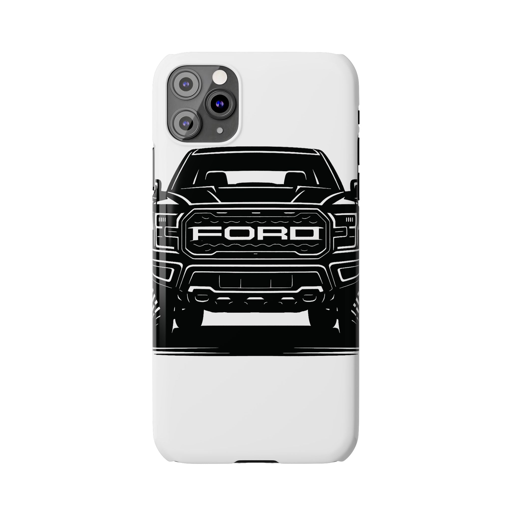Ford Raptor (Gen 3) Slim Phone Case Greyscale