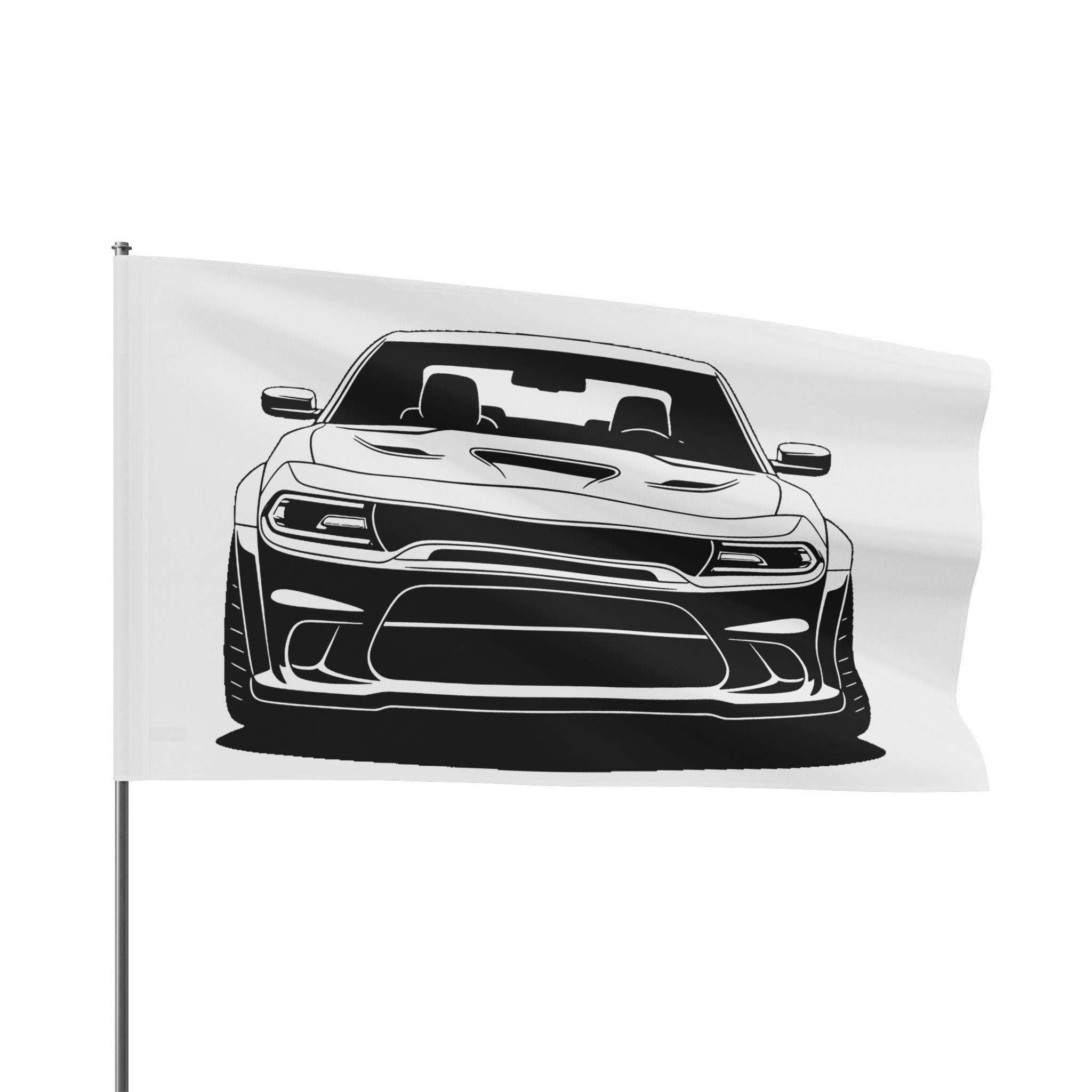 Dodge Challenger SRT Hellcat Garage Flag