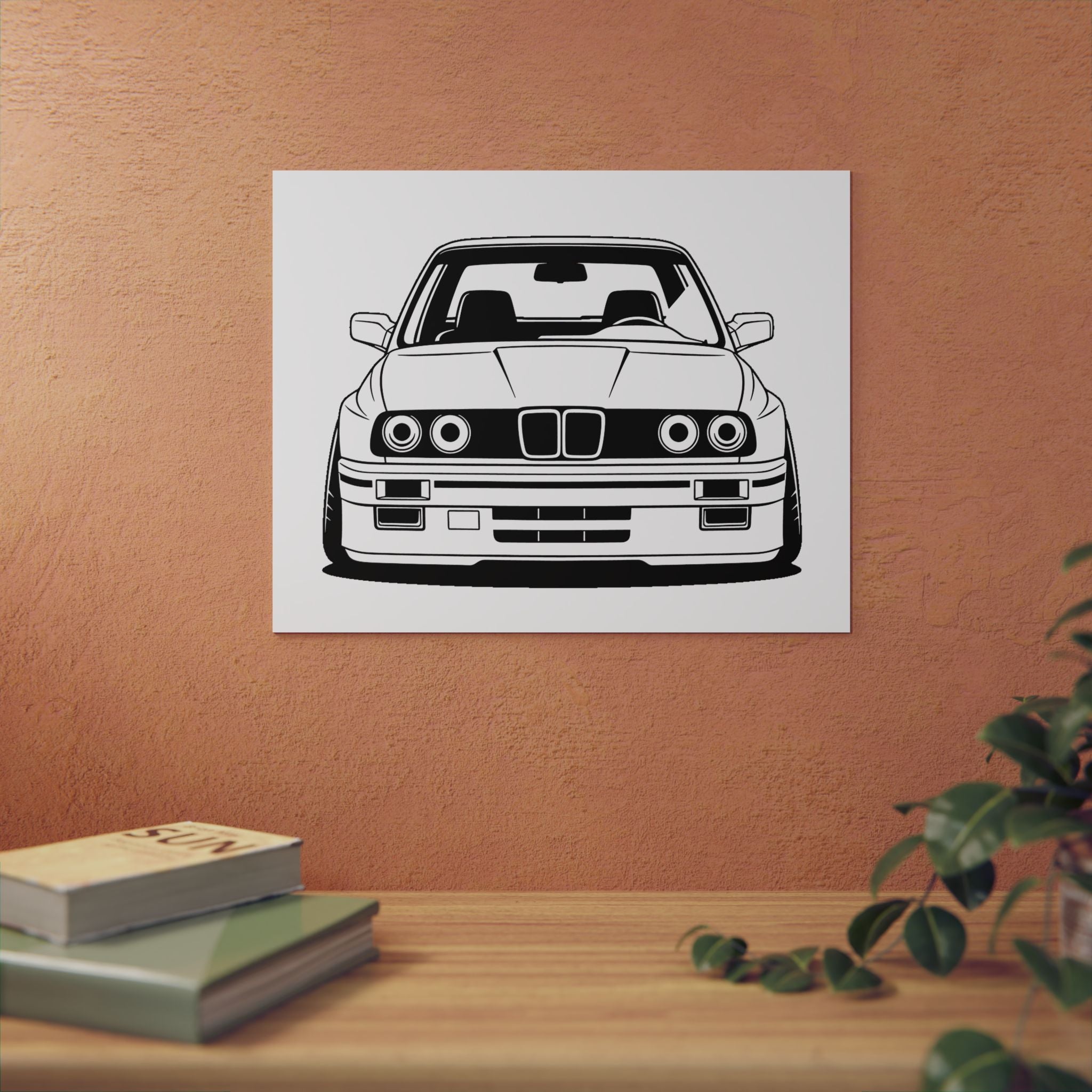 BMW E30 Metal Wall Sign