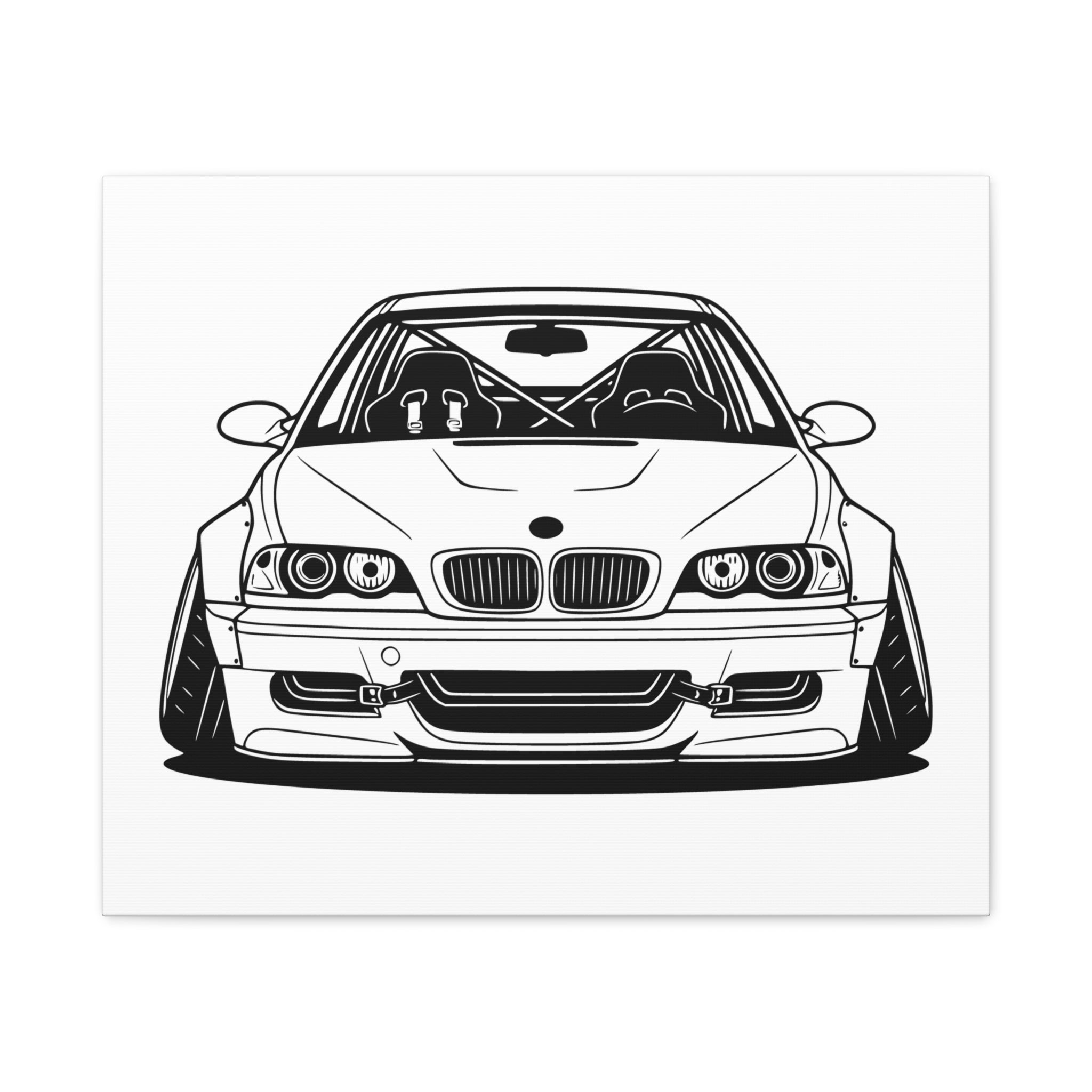BMW E46 M3 (2000-06) Canvas Wall Art